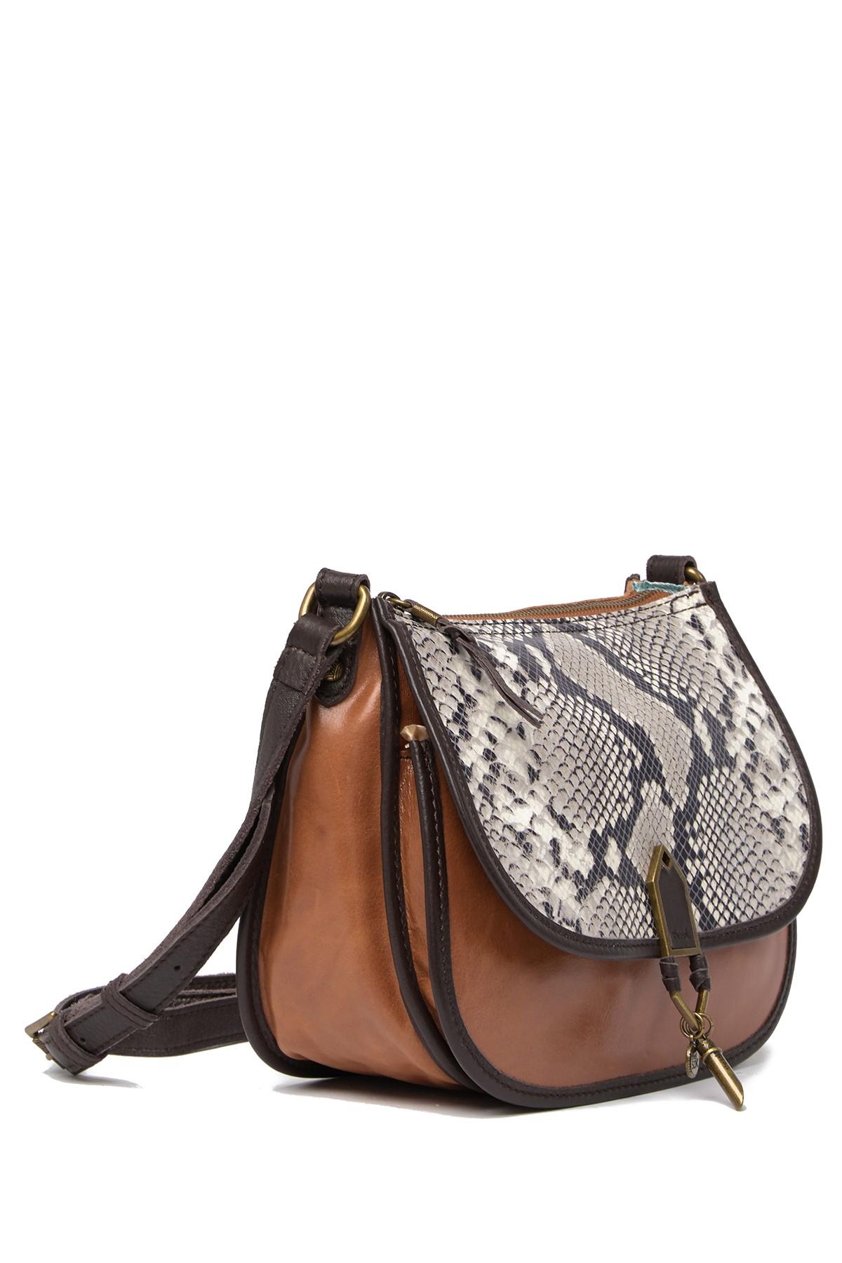 The Sak Playa Leather Saddle Bag IUCN Water