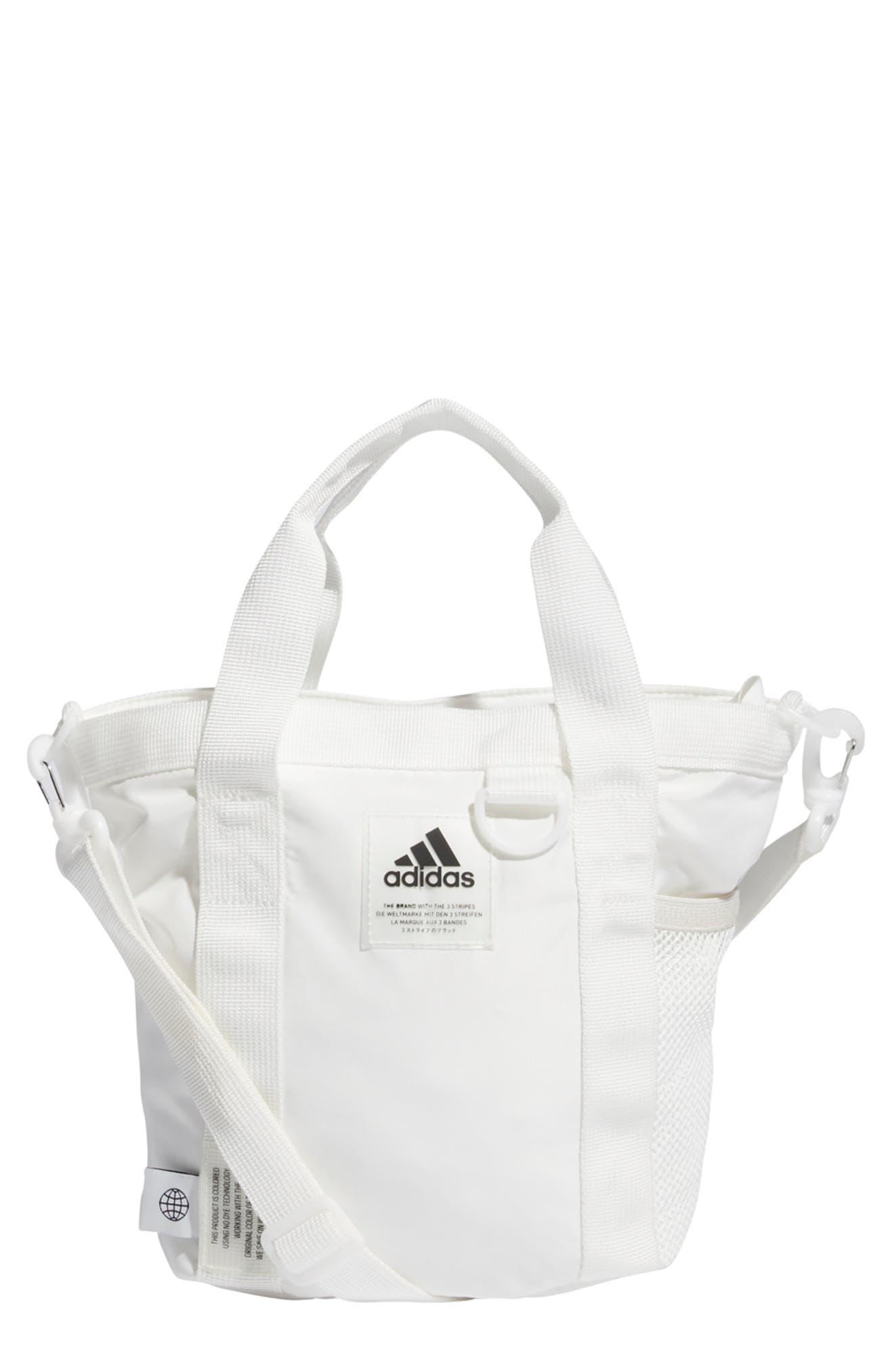 adidas Essentials Mini Tote Bag In White At Nordstrom Rack | Lyst