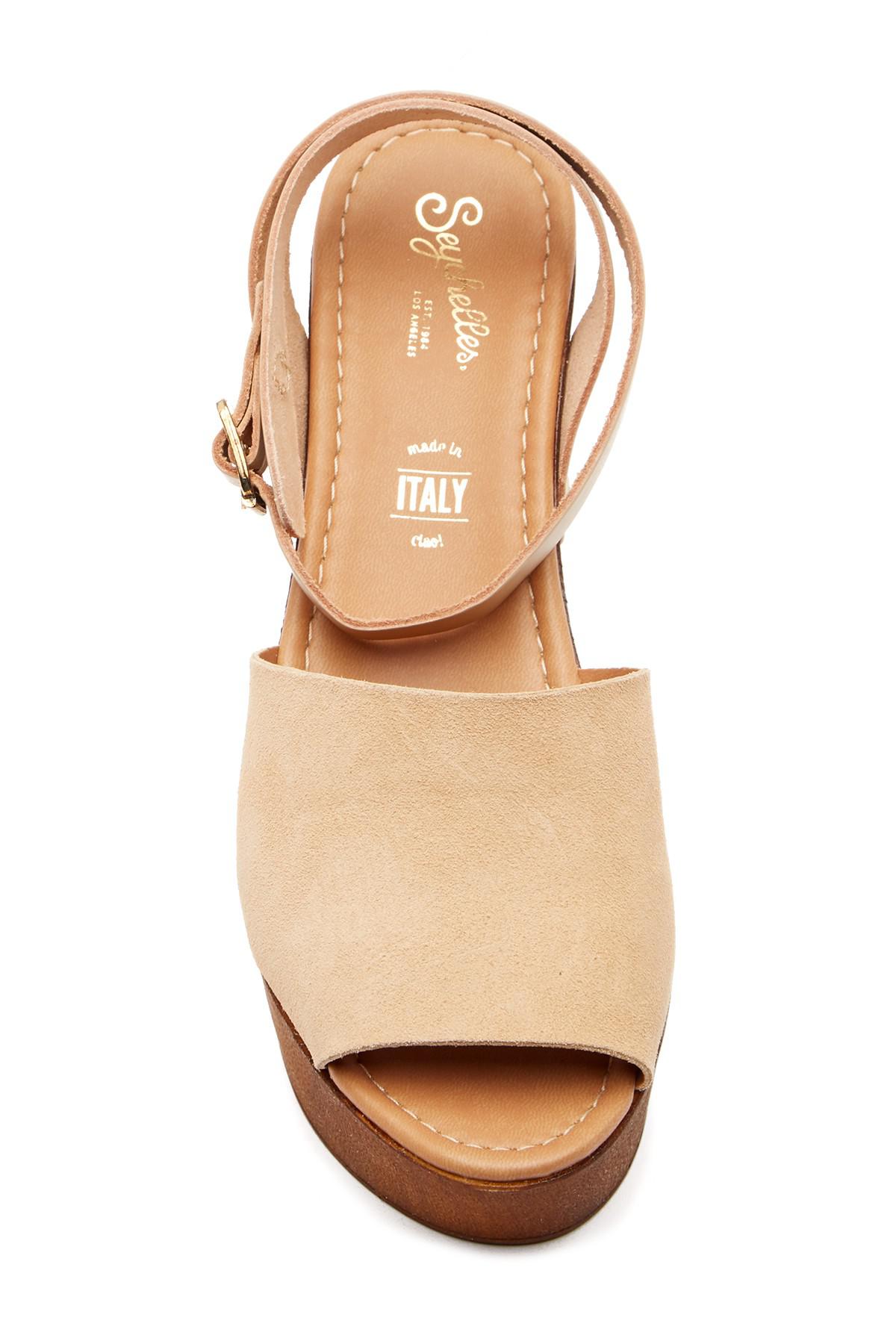 seychelles platform wedge sandal