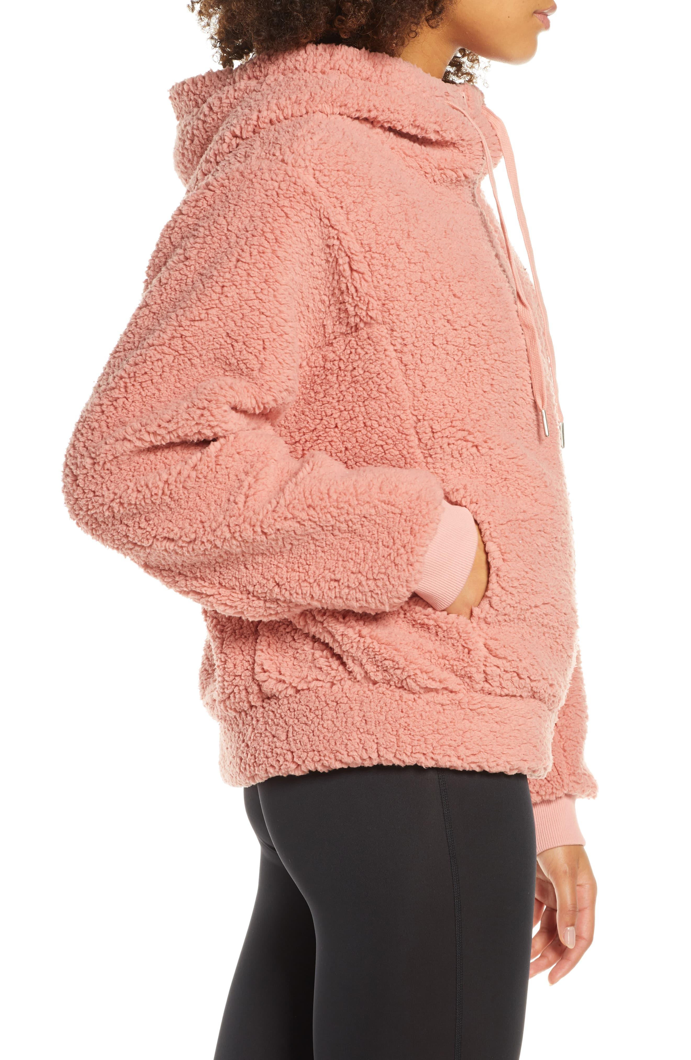 zella farrah hooded fleece jacket