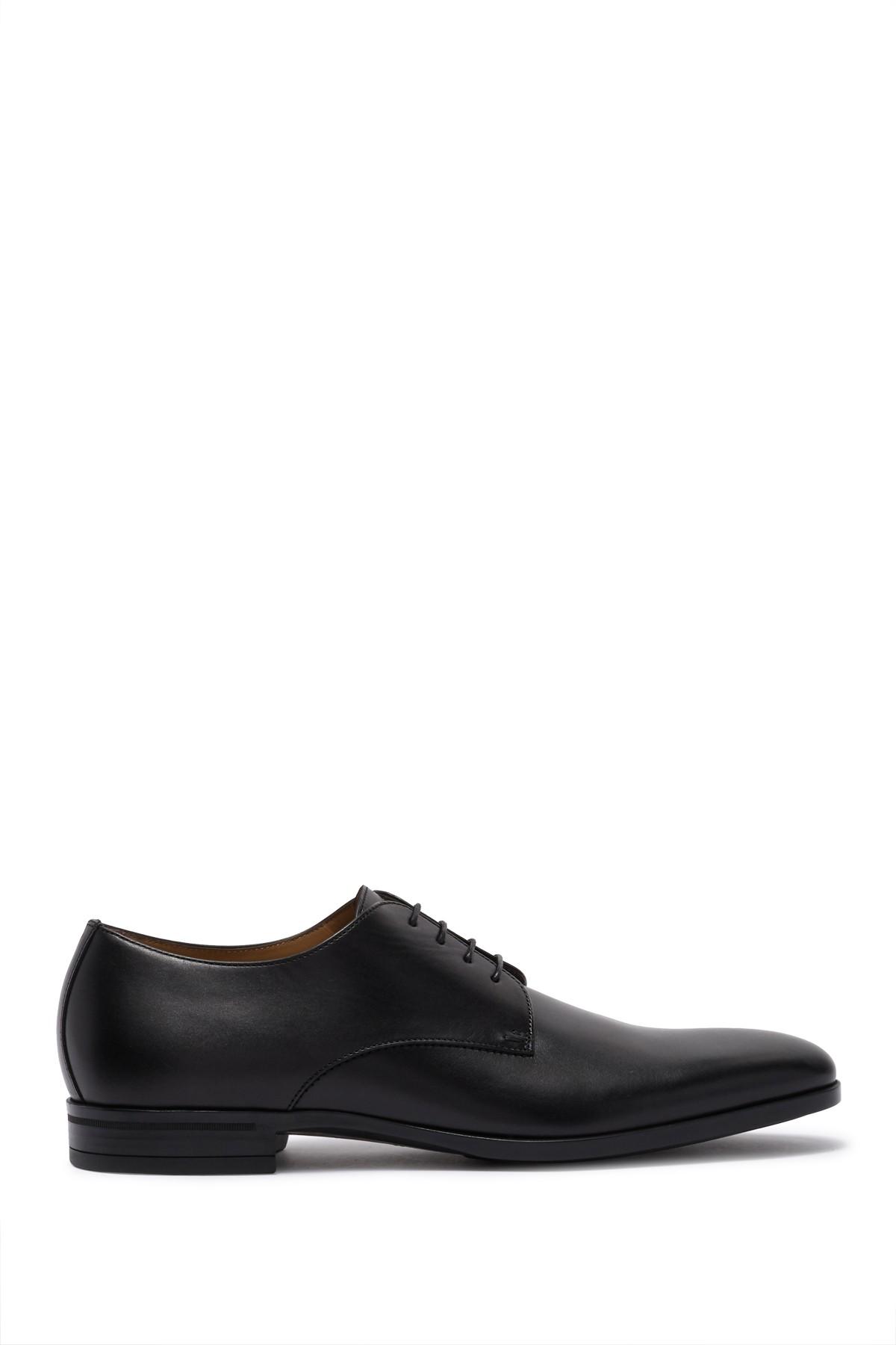 hugo boss leather derby shoes