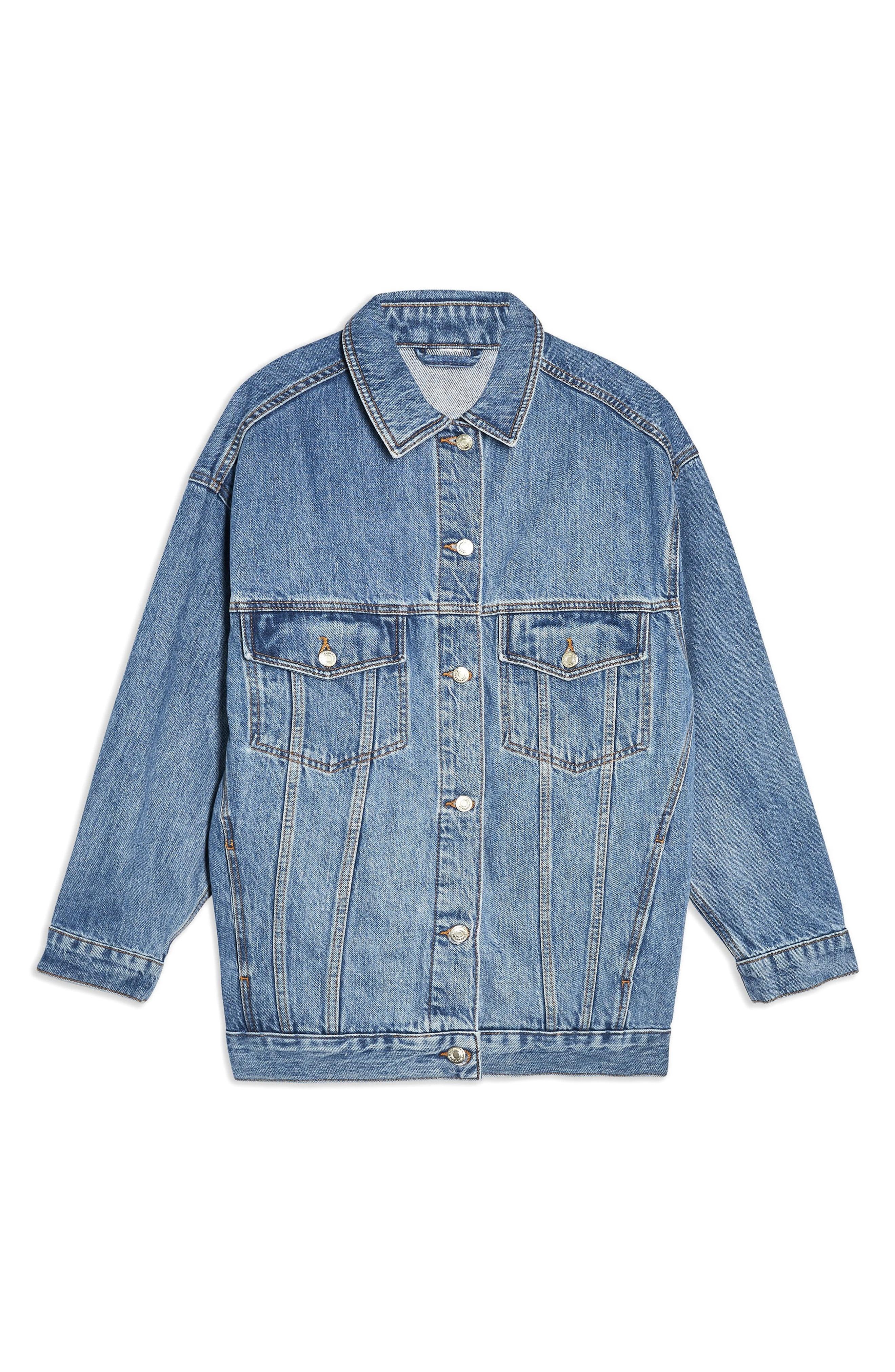 Topshop dad denim trucker jacket Clearance