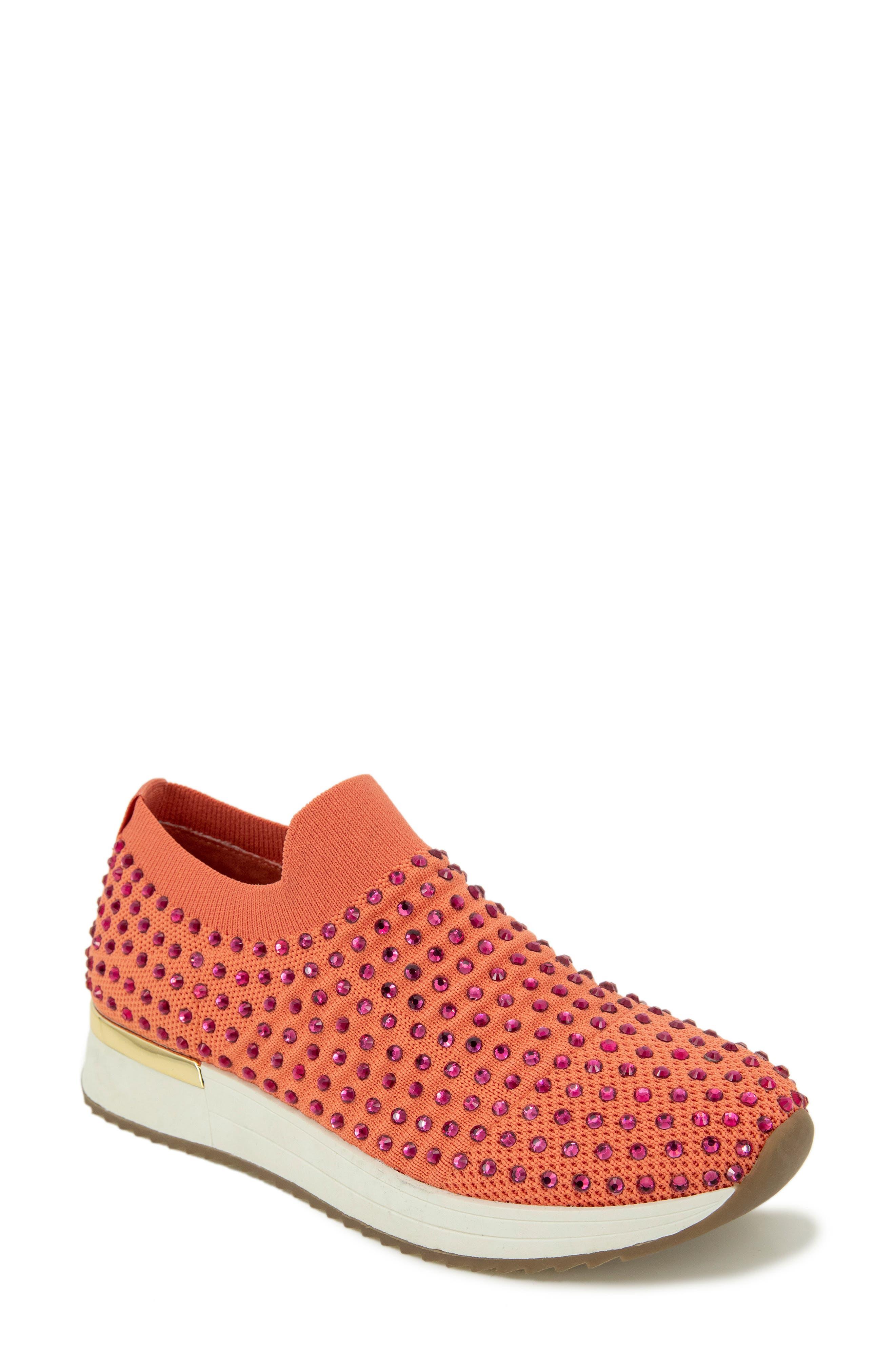 Kenneth Cole Reaction Cameron Embellished Jewel Platform Sneaker