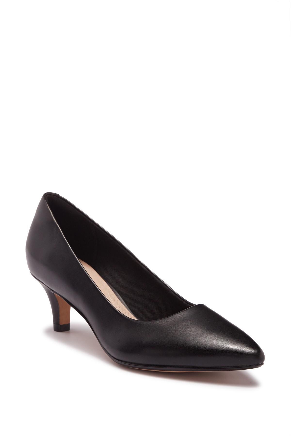 Clarks Linvale Jerica Leather Pump - Wide Width Available in Black - Lyst
