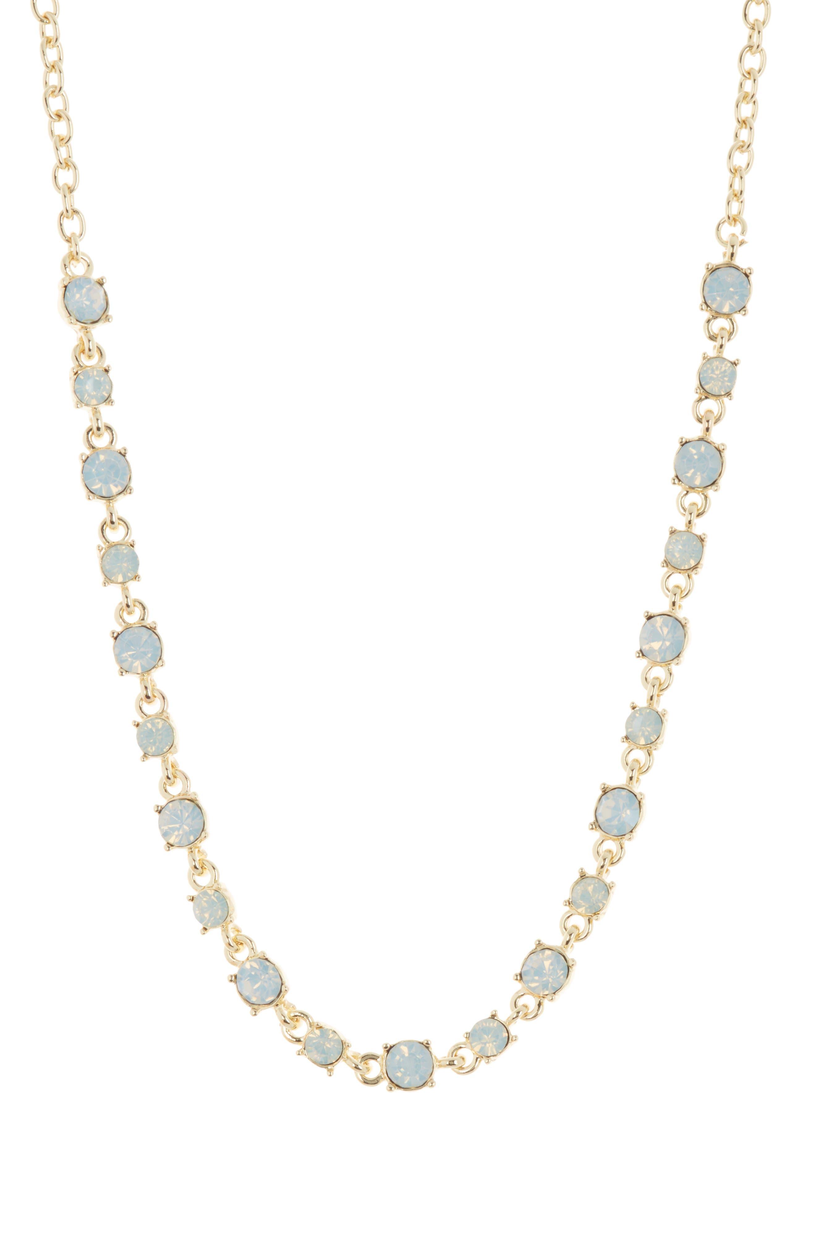 Nordstrom Rack Faceted Stone Necklace | Lyst