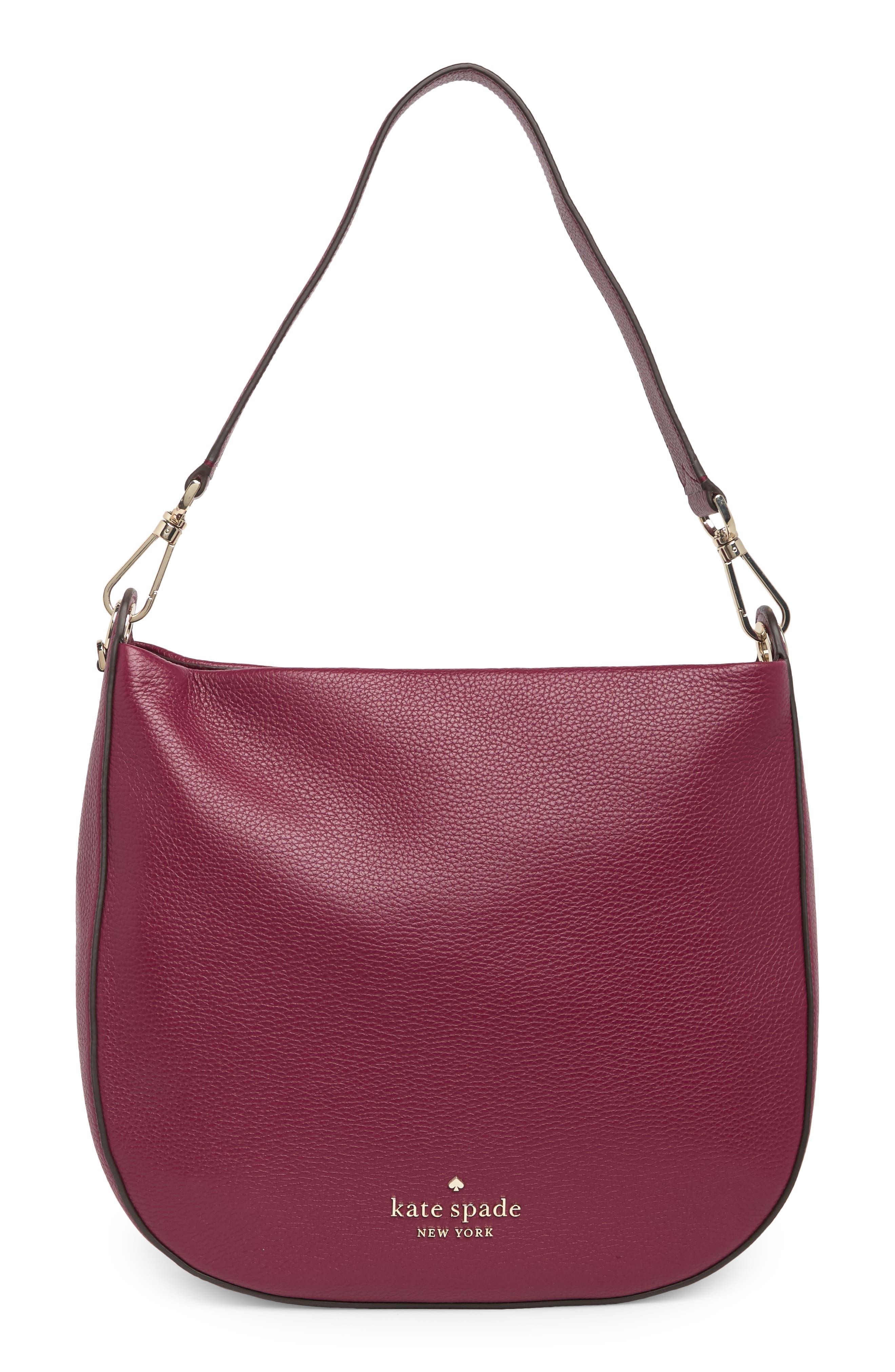 Kate Spade Lexy Leather Shoulder Bag in Purple Lyst