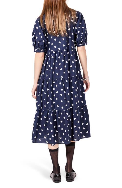 english factory organza grid midi-dress English Factory Organza Grid Midi-Dress