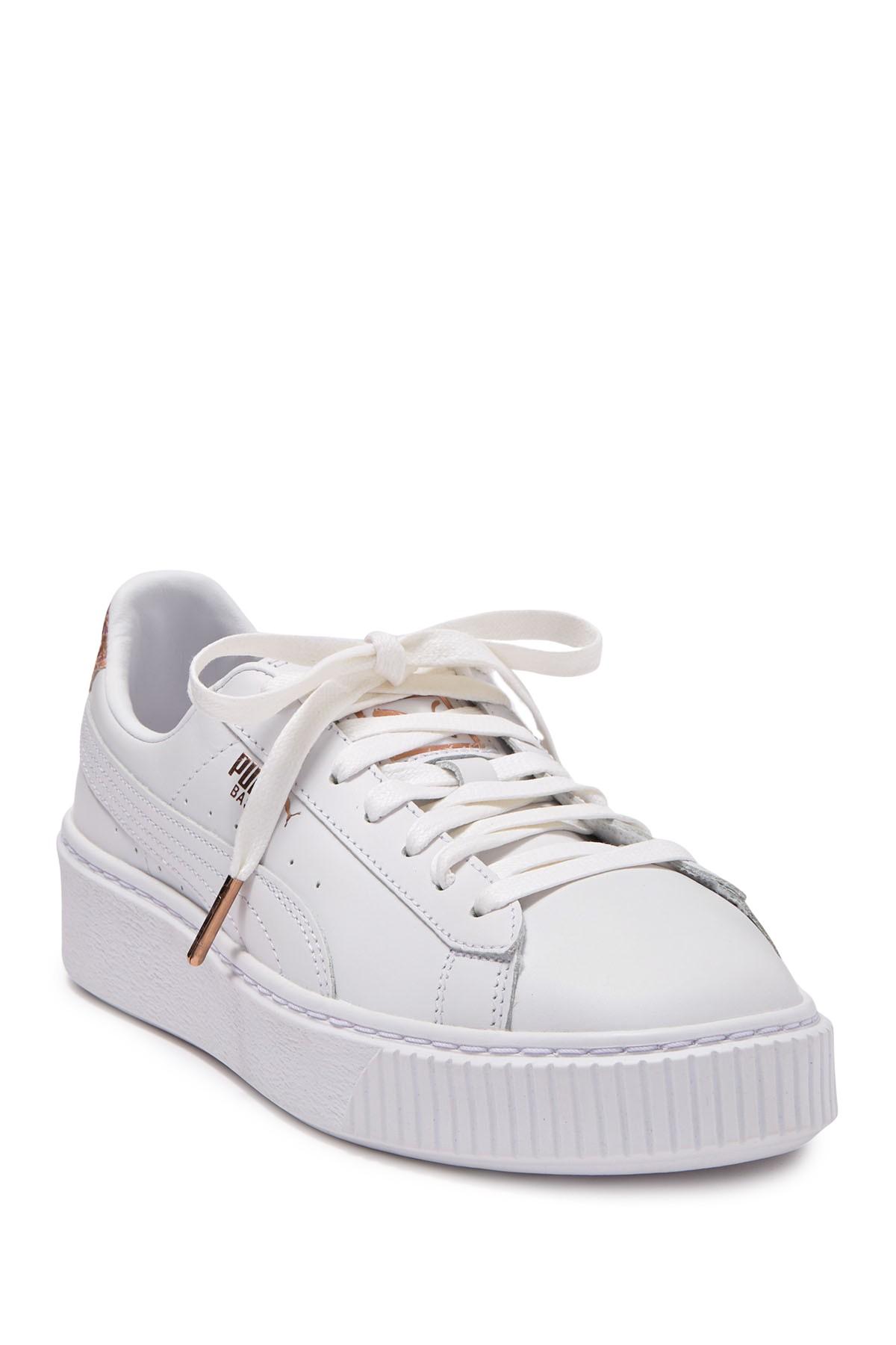 puma basket platform rg damen sneaker