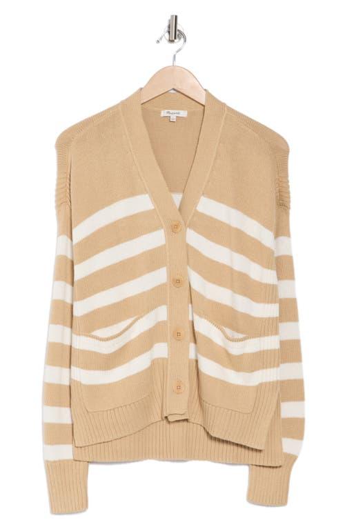Madewell Stripe Sharon V-Neck Emmett Cardigan in Blue Lyst