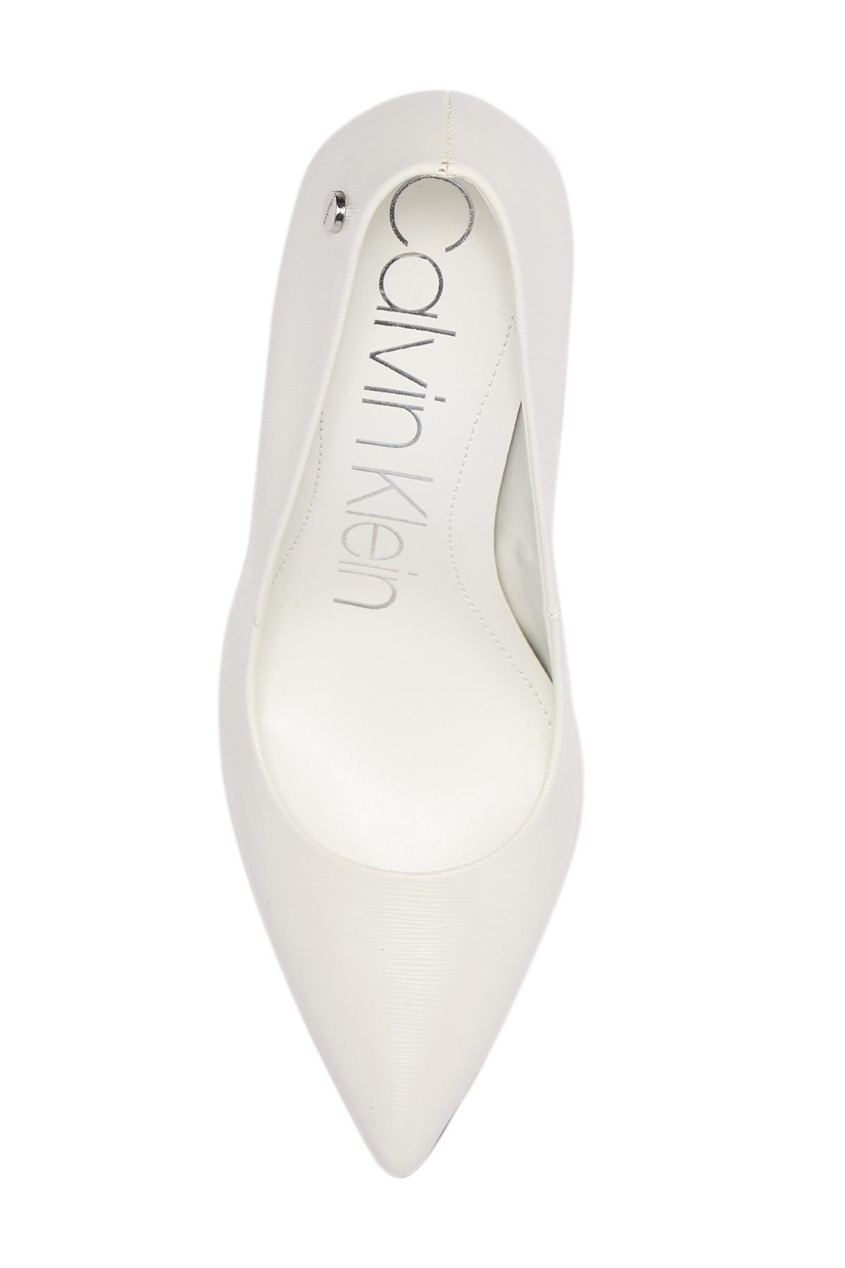 Calvin Klein Leather Brady in White | Lyst