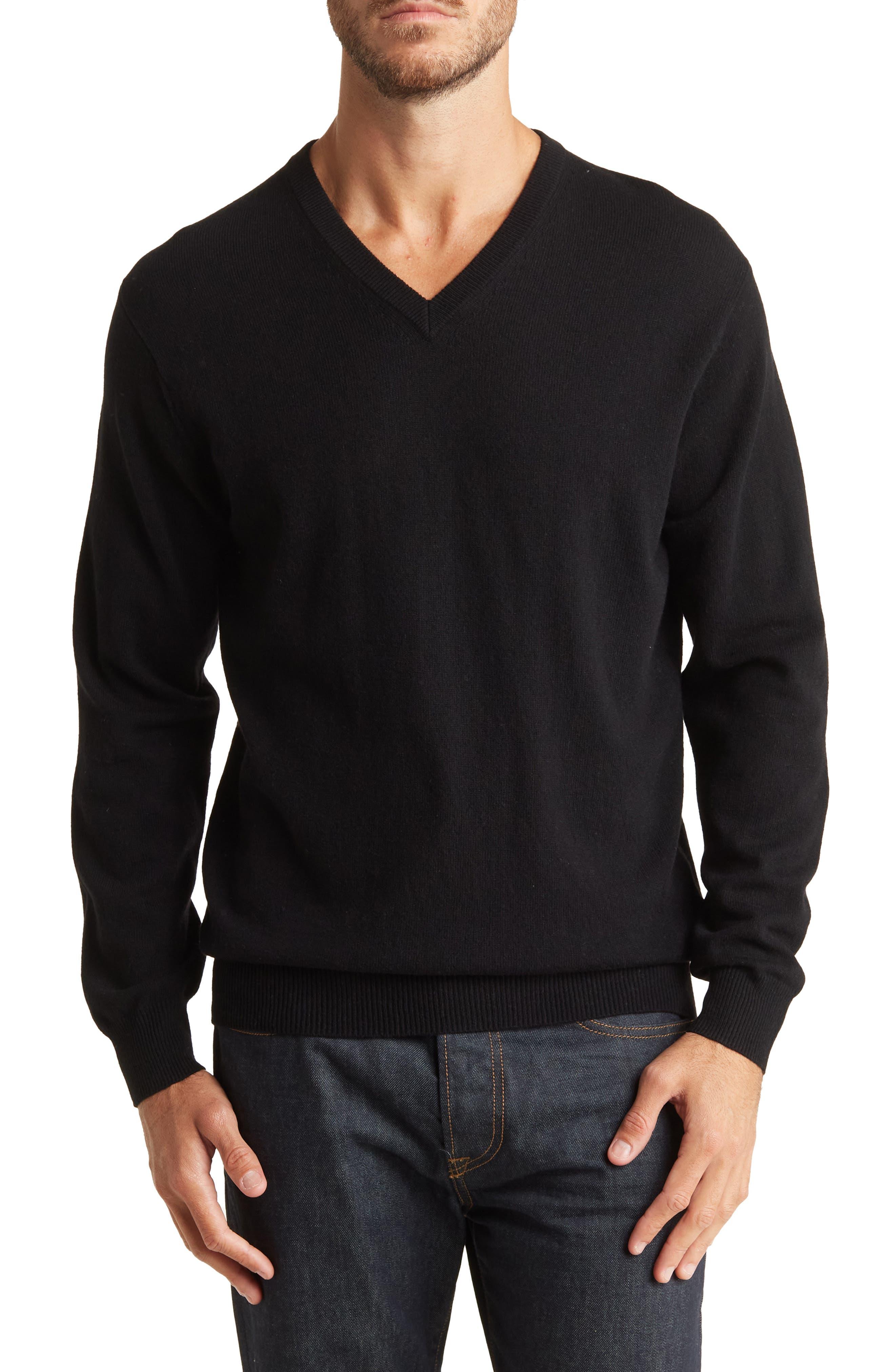 Rodd & Gunn V-neck Wool Blend Sweater In Onyx At Nordstrom Rack in Black  for Men | Lyst