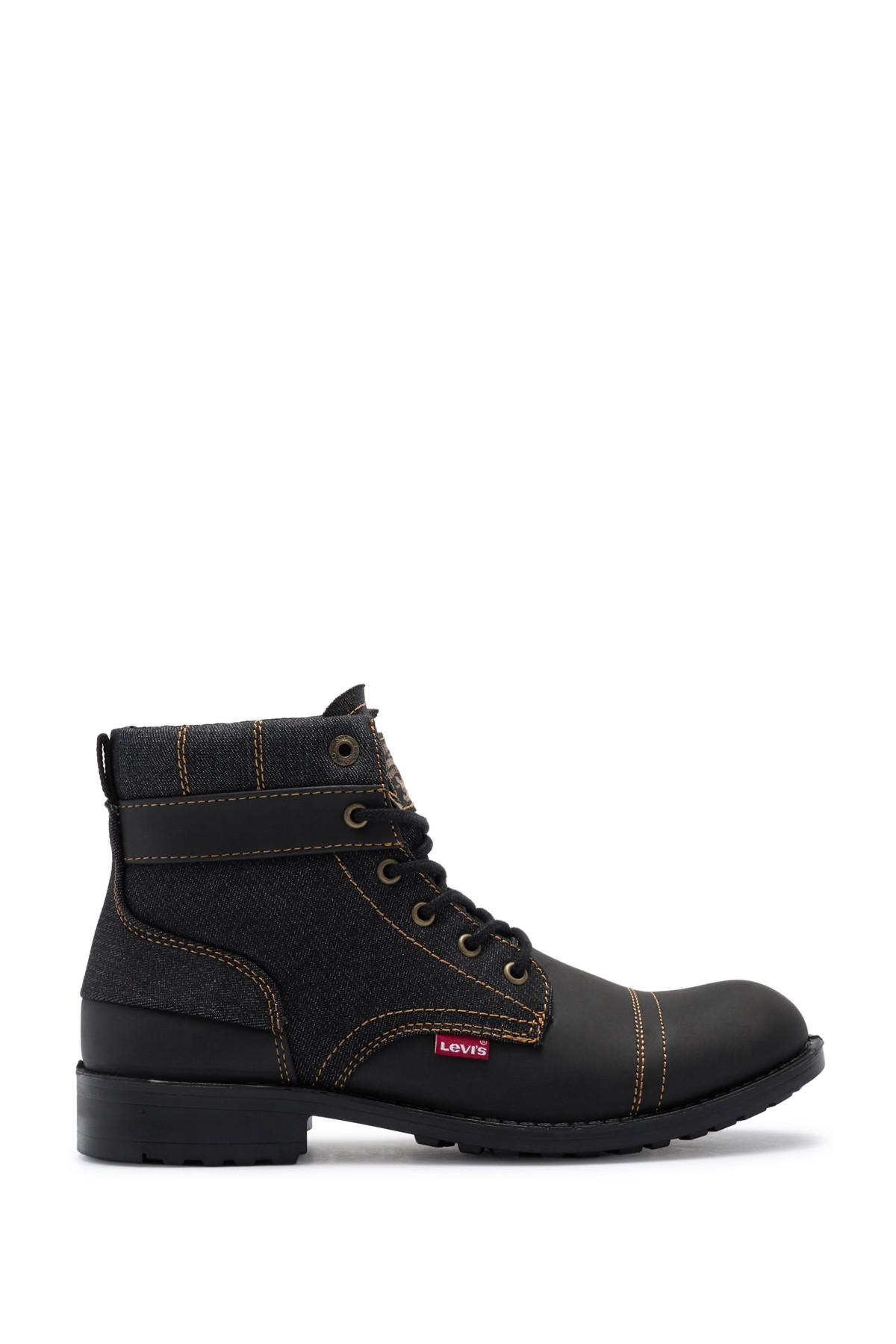 Levi's Artesia Denim Boot in Black for Men | Lyst