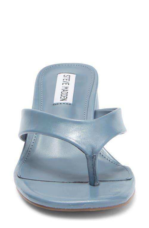 Steve Madden Kitana Block Heel Slide Sandal in Blue | Lyst
