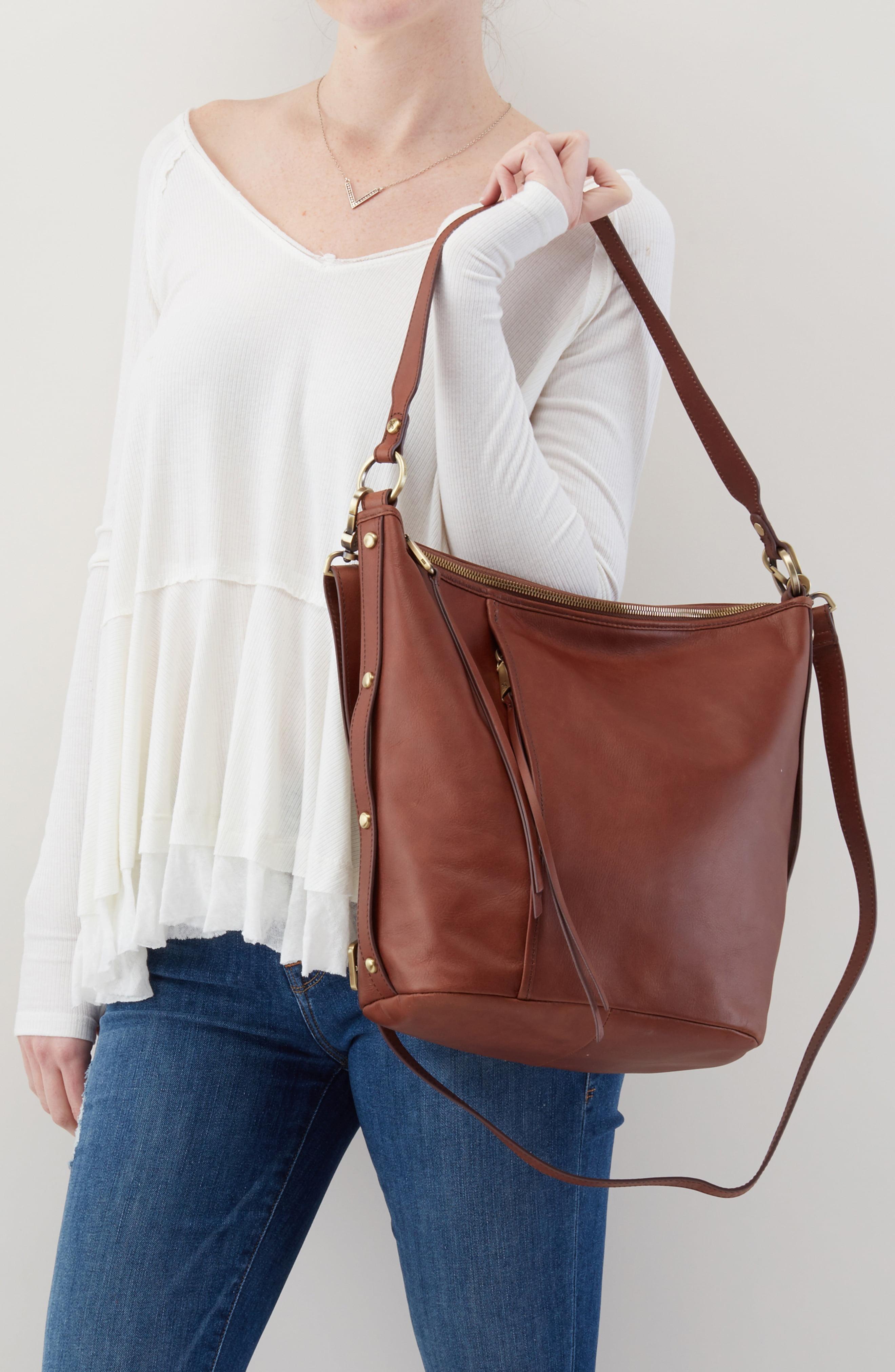 Hobo International Torin Leather Shoulder Bag in Brown | Lyst