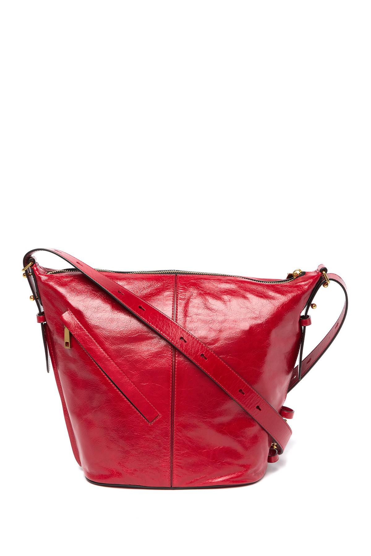 Marc Jacobs Leather The Vintage Sling Shoulder Bag in Red Lyst