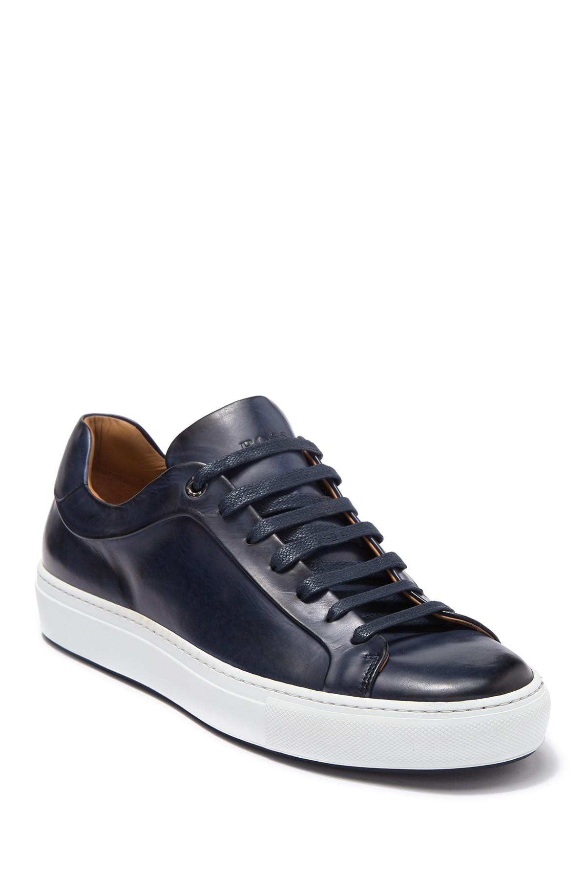 BOSS by HUGO BOSS Leather Sneaker | Mirage Tenn in Blue for Men | Lyst