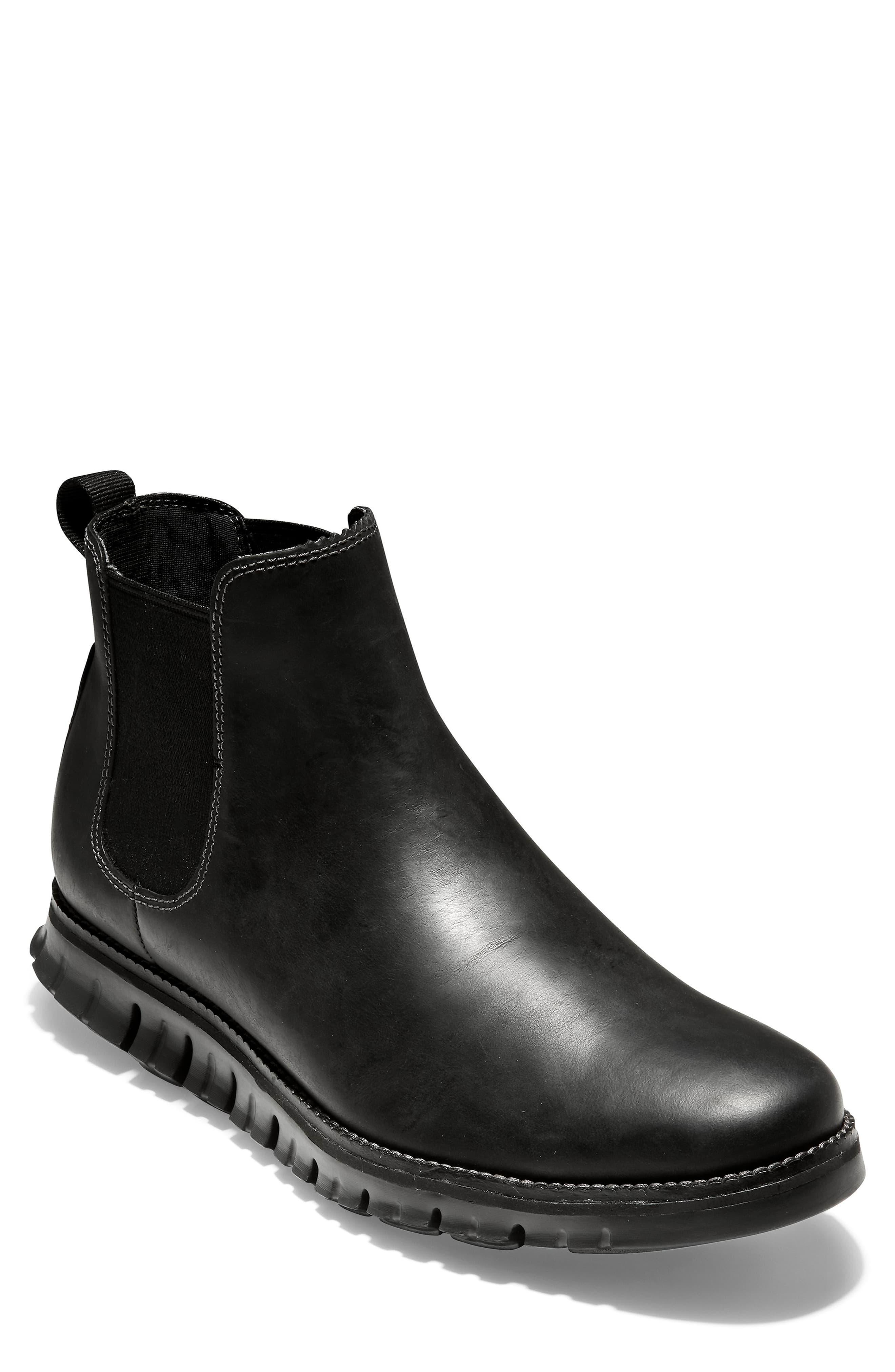 Cole Haan Zer grand Chelsea Waterproof Boots in Black for Men Lyst