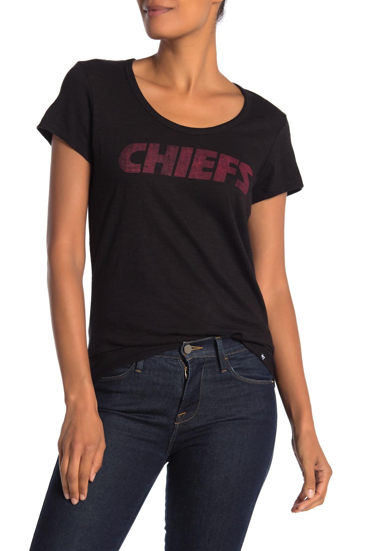 47 Brand Cotton Nfl Kansas City Chiefs Graphic T-shirt in Black - Lyst