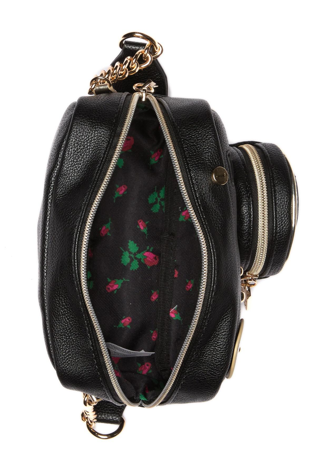 betsey johnson camera purse