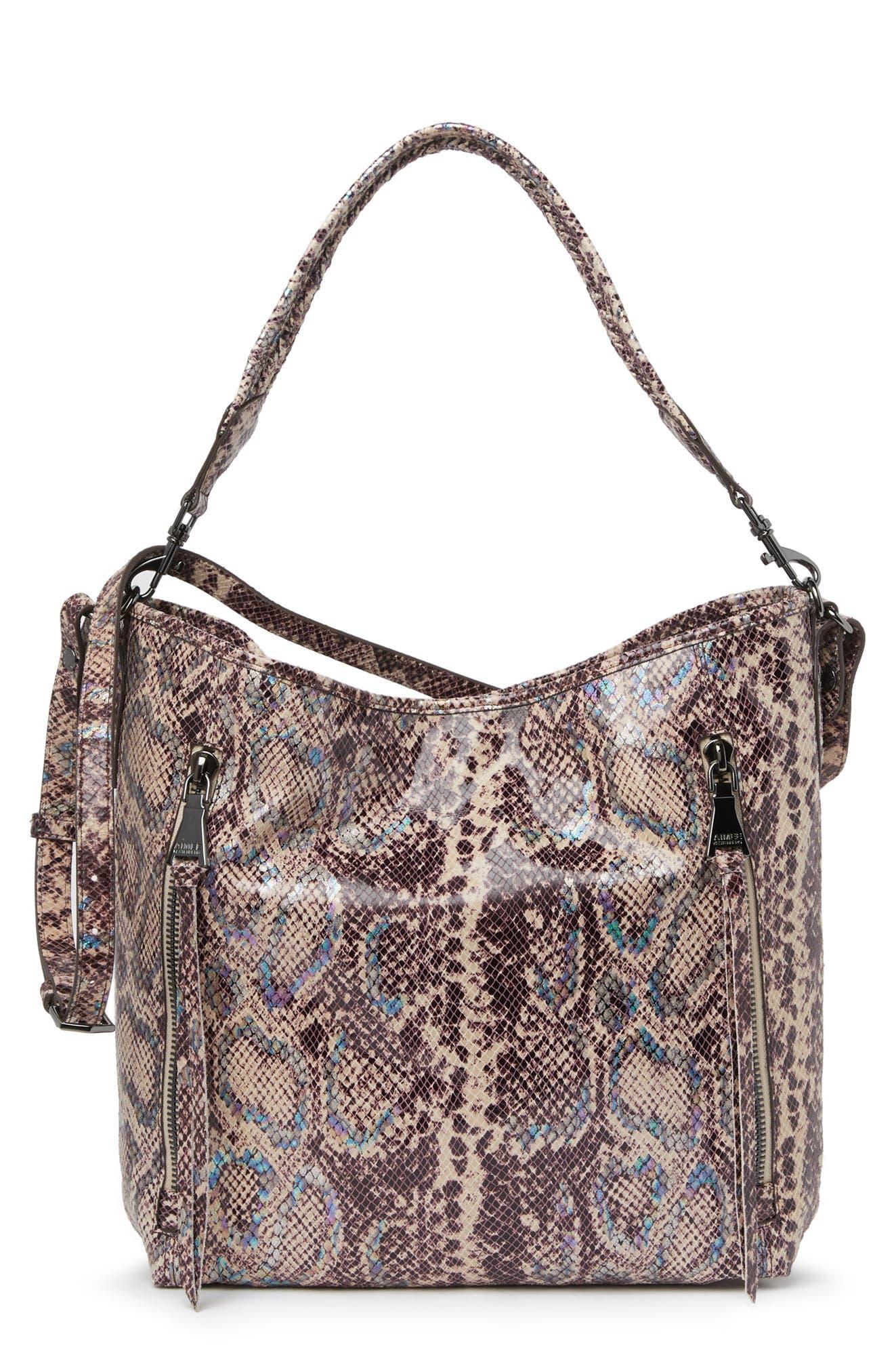 Buy Beige Snakeskin Print Bag by The Purple Sack Online at Aza Fashions.