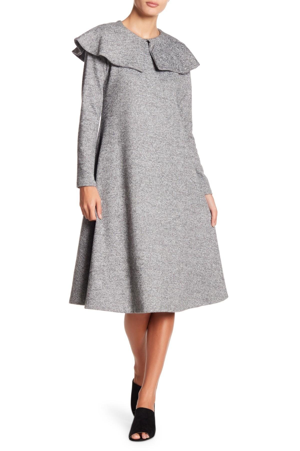 modest cape dress