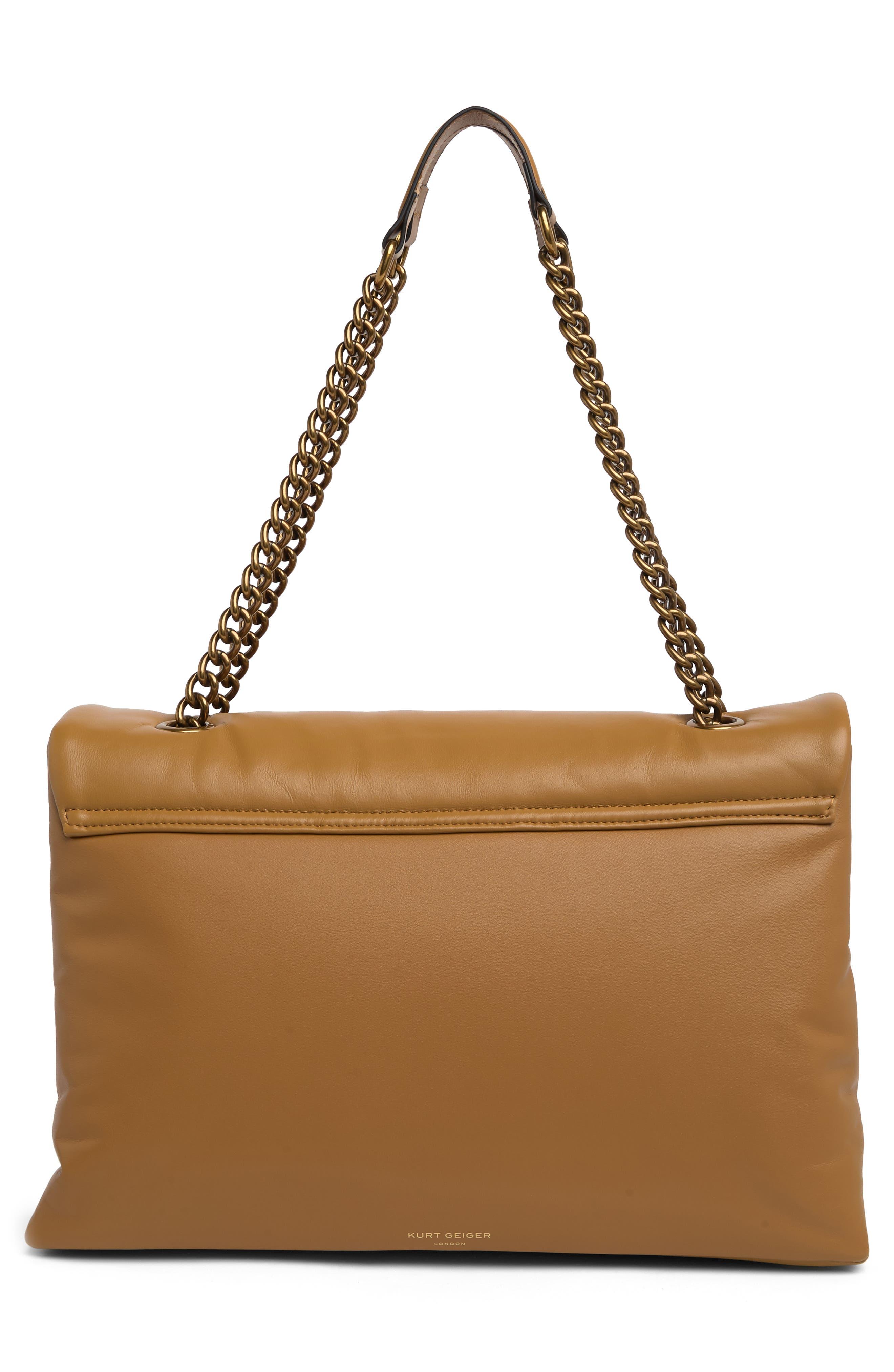 kurt geiger brown brixton lock grab bag