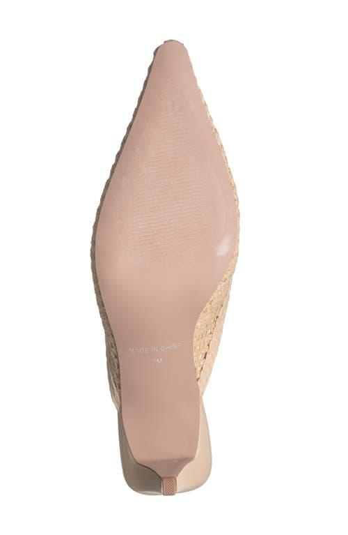 Steve Madden Cleverr Woven Mule in Natural | Lyst