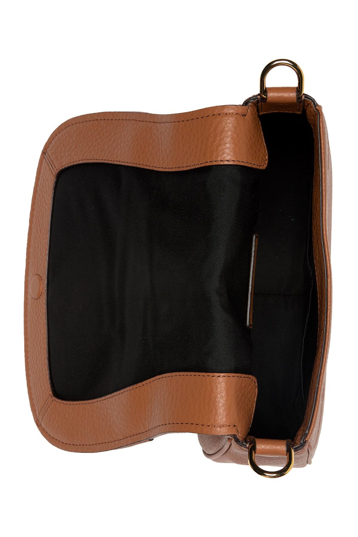 Empire city mini online leather messenger bag