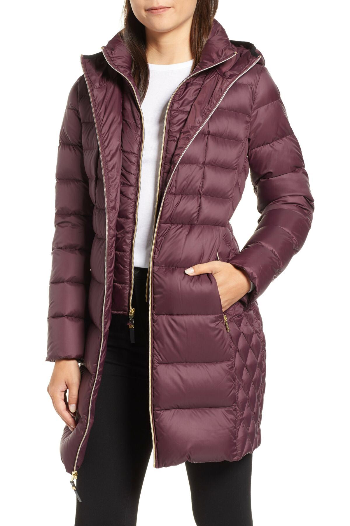 michael kors packable down parka