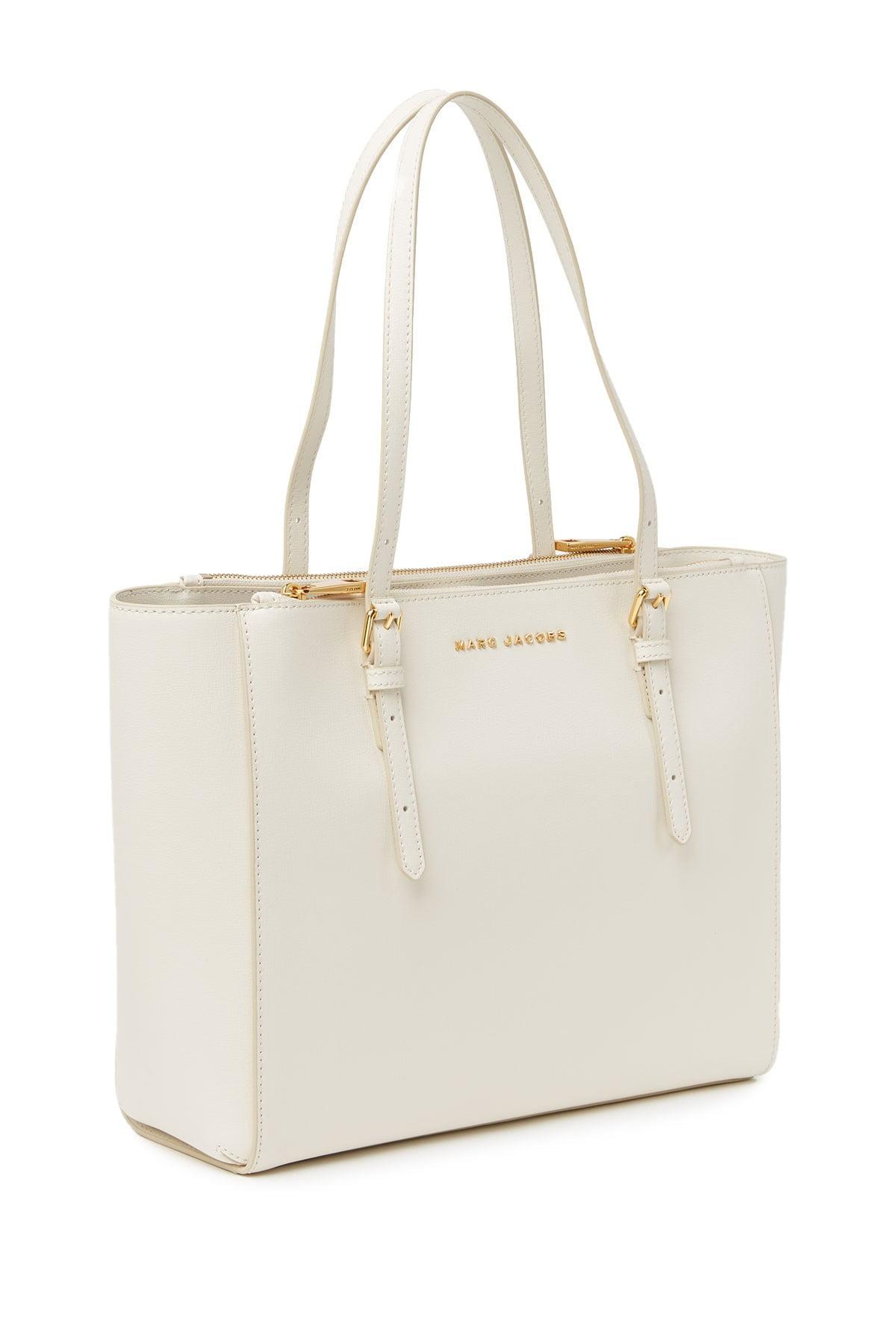 Marc Jacobs The Mini Leather Tote Bag White