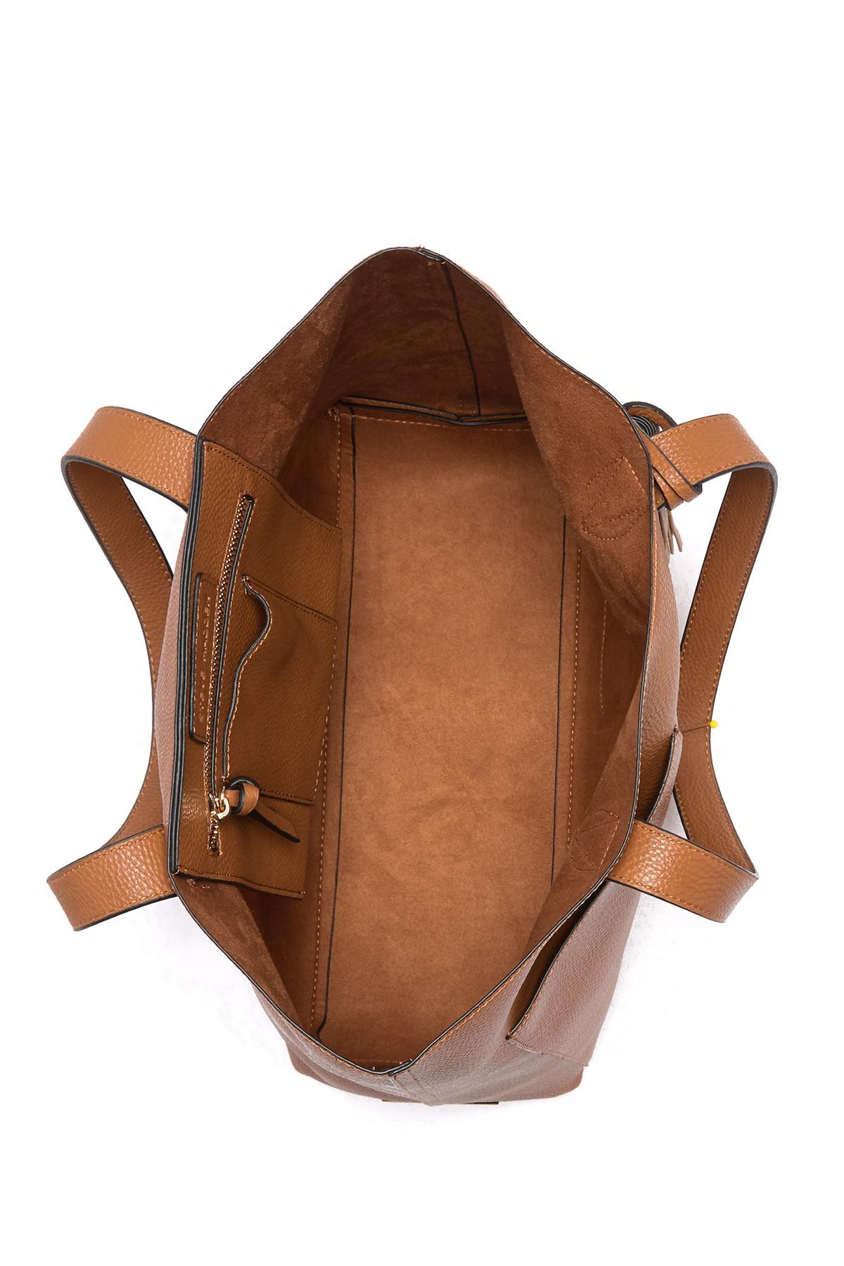Steve madden shop brown tote bag