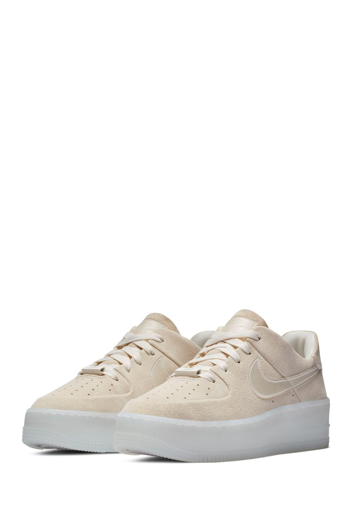 Nike Leather Air Force 1 Sage Low Lx Sneaker in White | Lyst