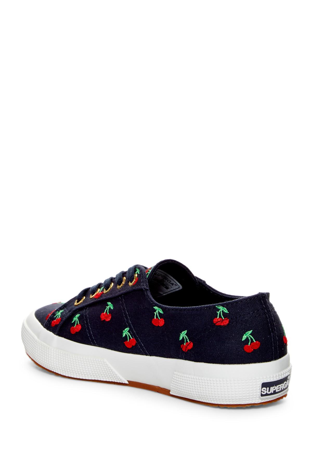 Superga Lace Cherry Pattern Sneaker in 