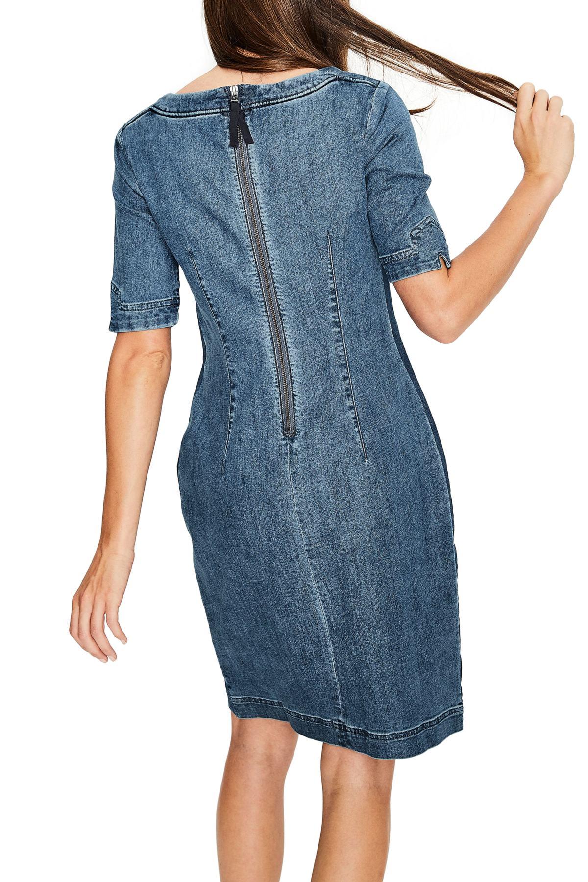 boden rhea denim dress