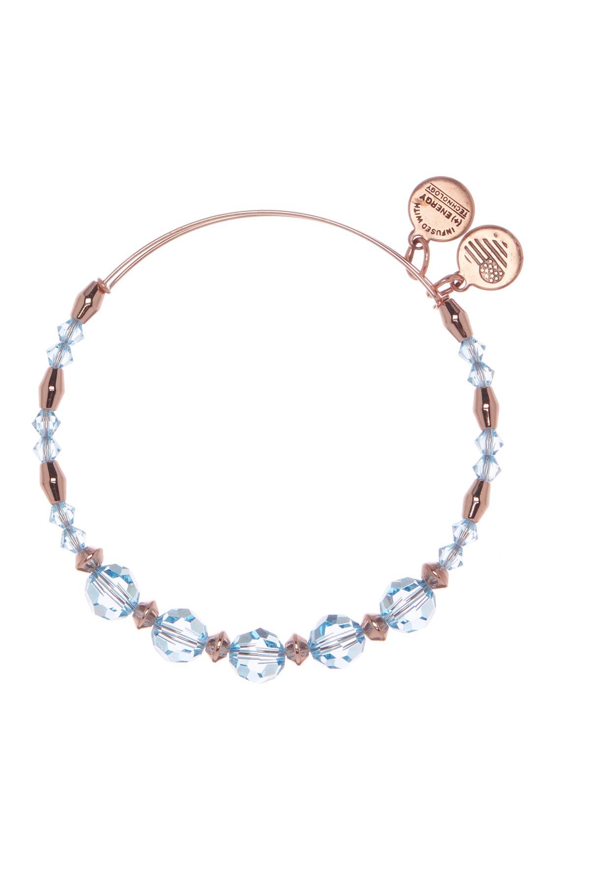ALEX AND ANI Color Palette Adorned Swarovski Crystal Beaded Expandable Wire  Bracelet - Lyst