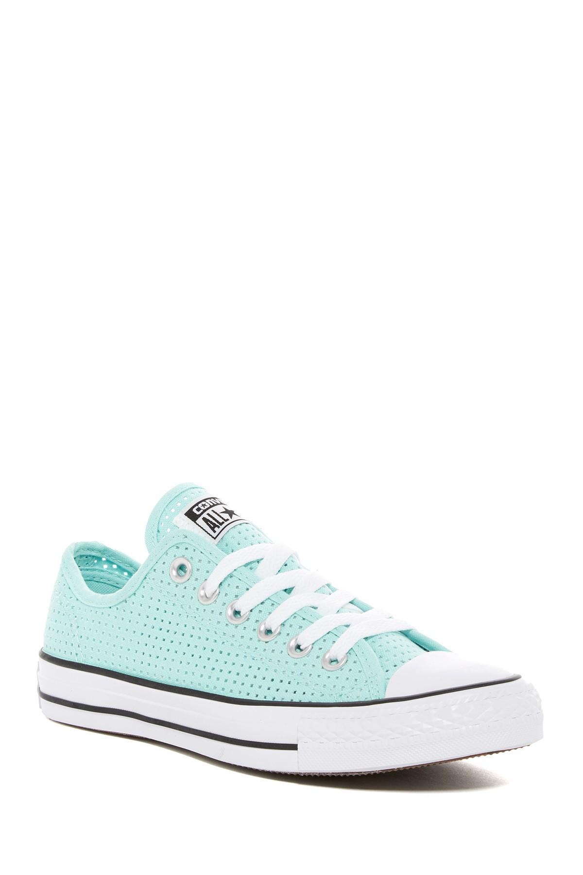 Converse Chuck Taylor All Star Ox Perforated Canvas Sneaker (women) - Lyst