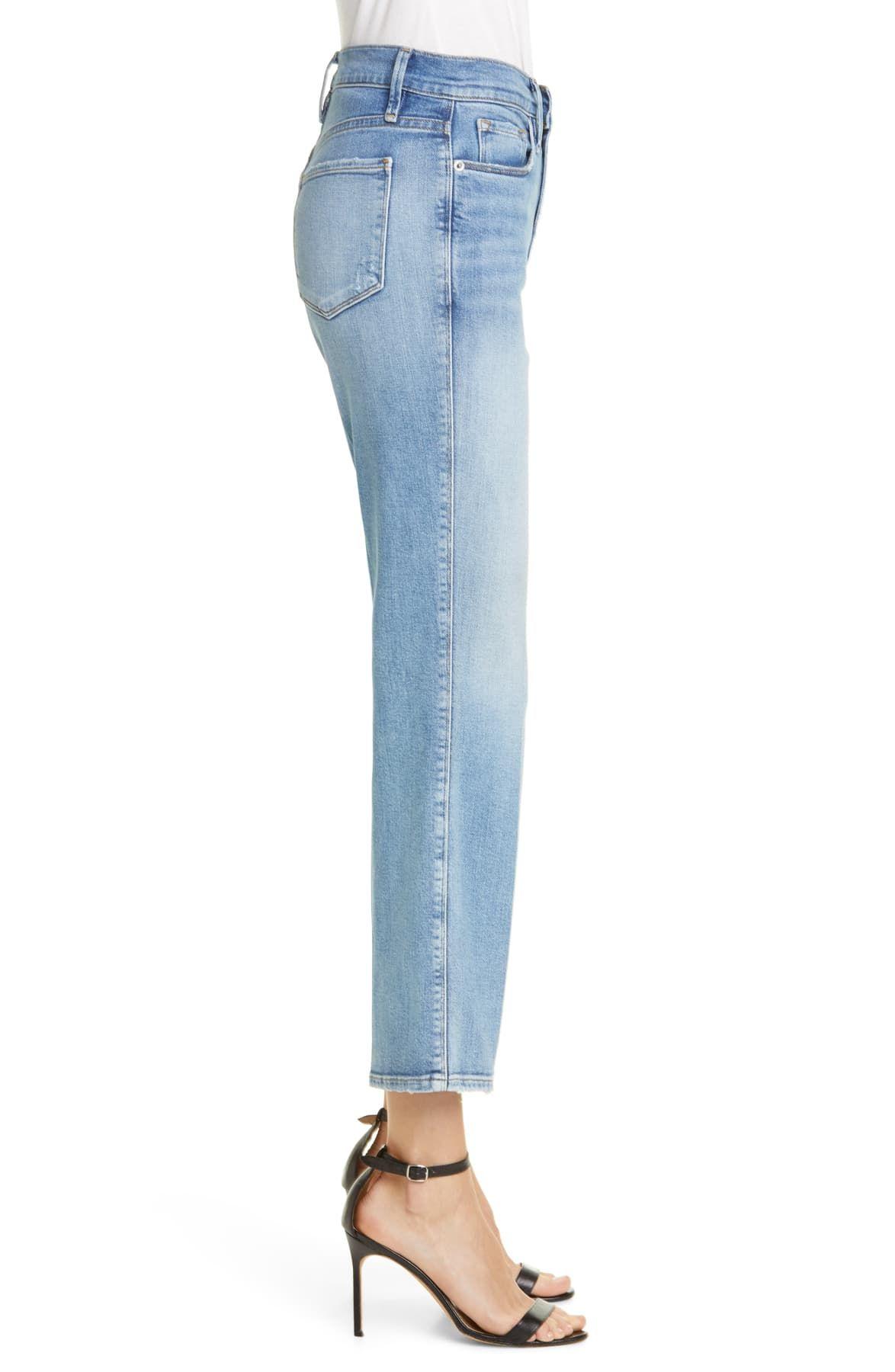 Jean FRAME Le Sylvie Kick Boot - Taille 27, Coupe Bootcut, Ourlet Brut, Neuf Avec étiquette