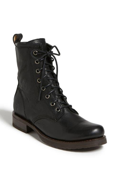 Frye Veronica Combat Boot in Black Lyst