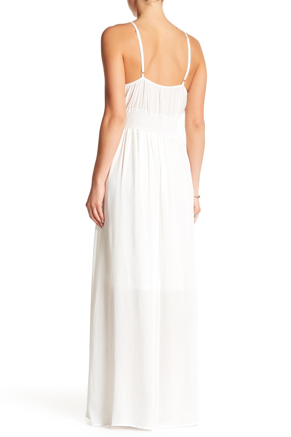 west kei gauze maxi dress