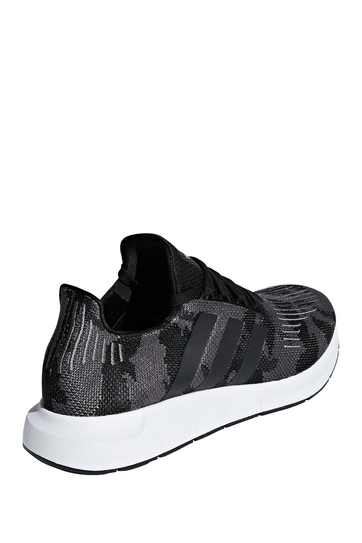adidas Lace Swift Run Core Black Camo Mens Shoes for Men | Lyst