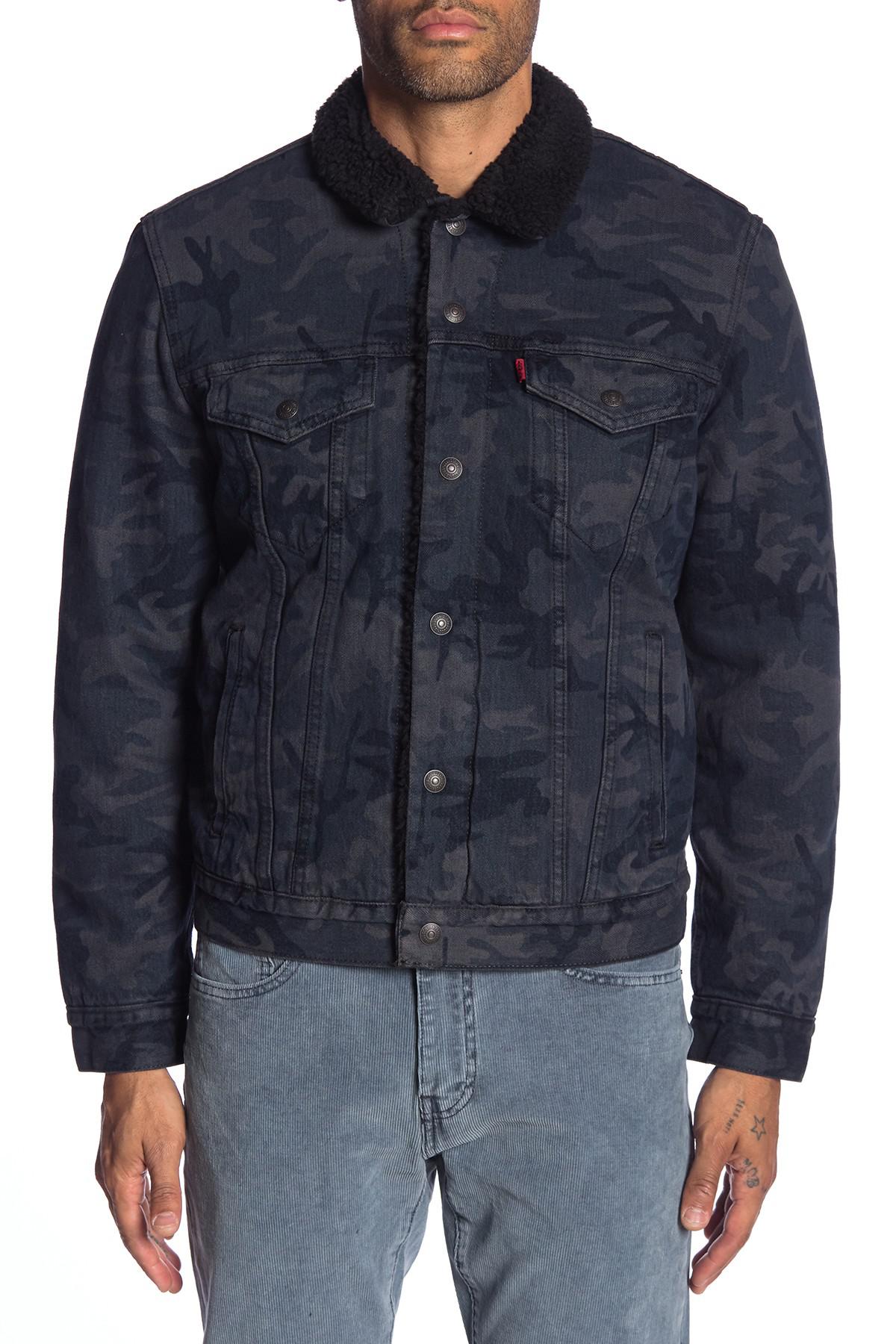 levi's faux shearling trucker jacket