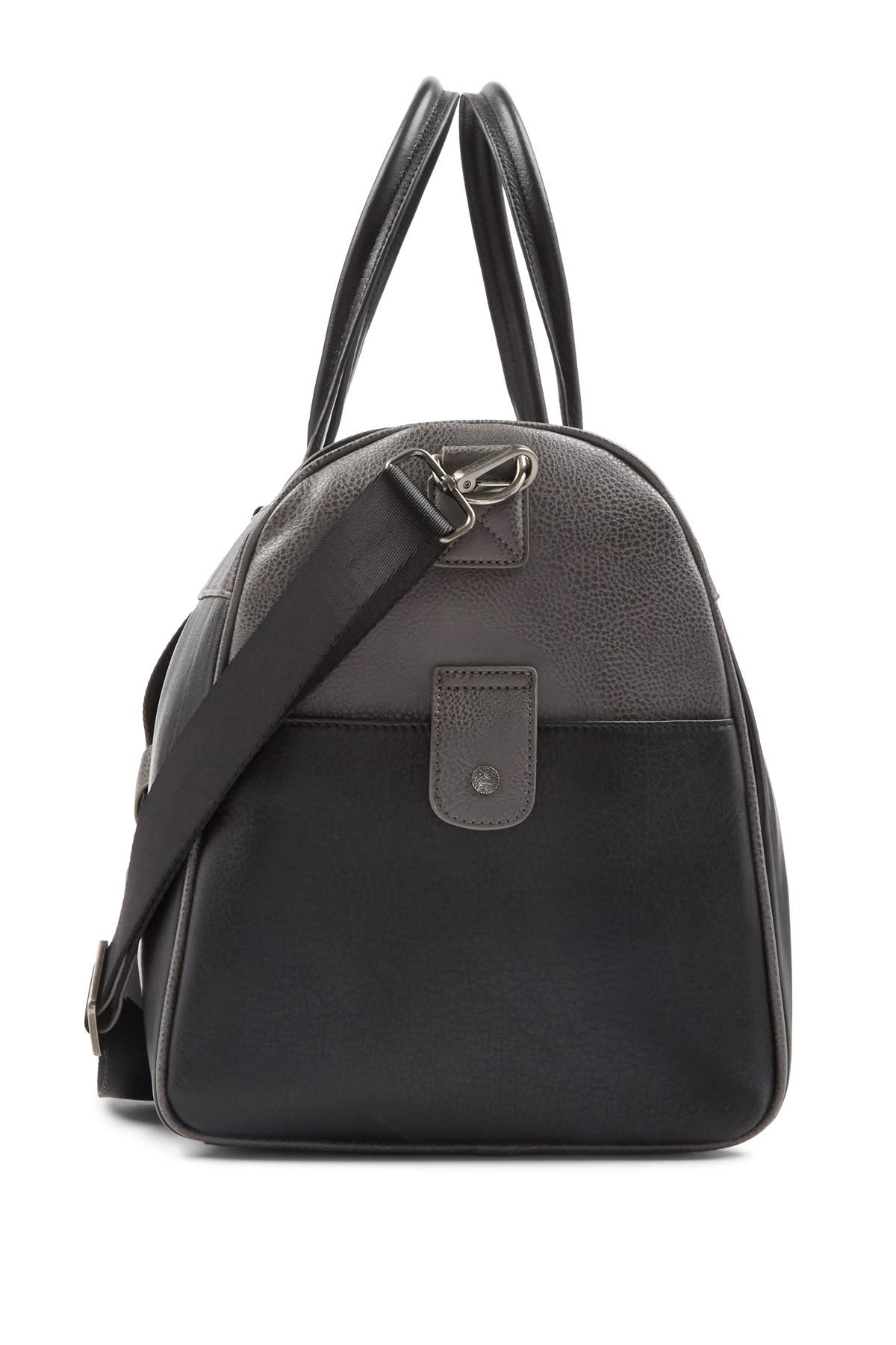 robert graham leather duffle bag