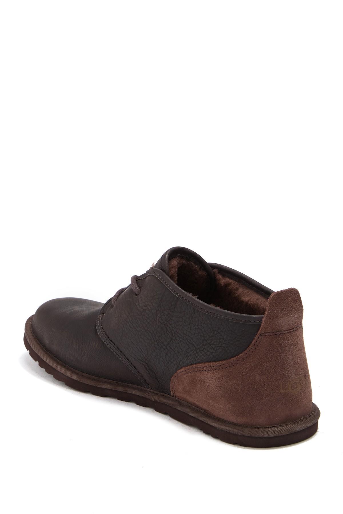 shearling lined chukka boots