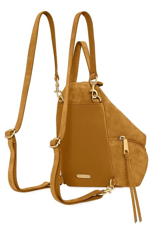 Rebecca Minkoff Orange Suede Drawstring Backpack Rebecca Minkoff Backpack - Etsy main image 3