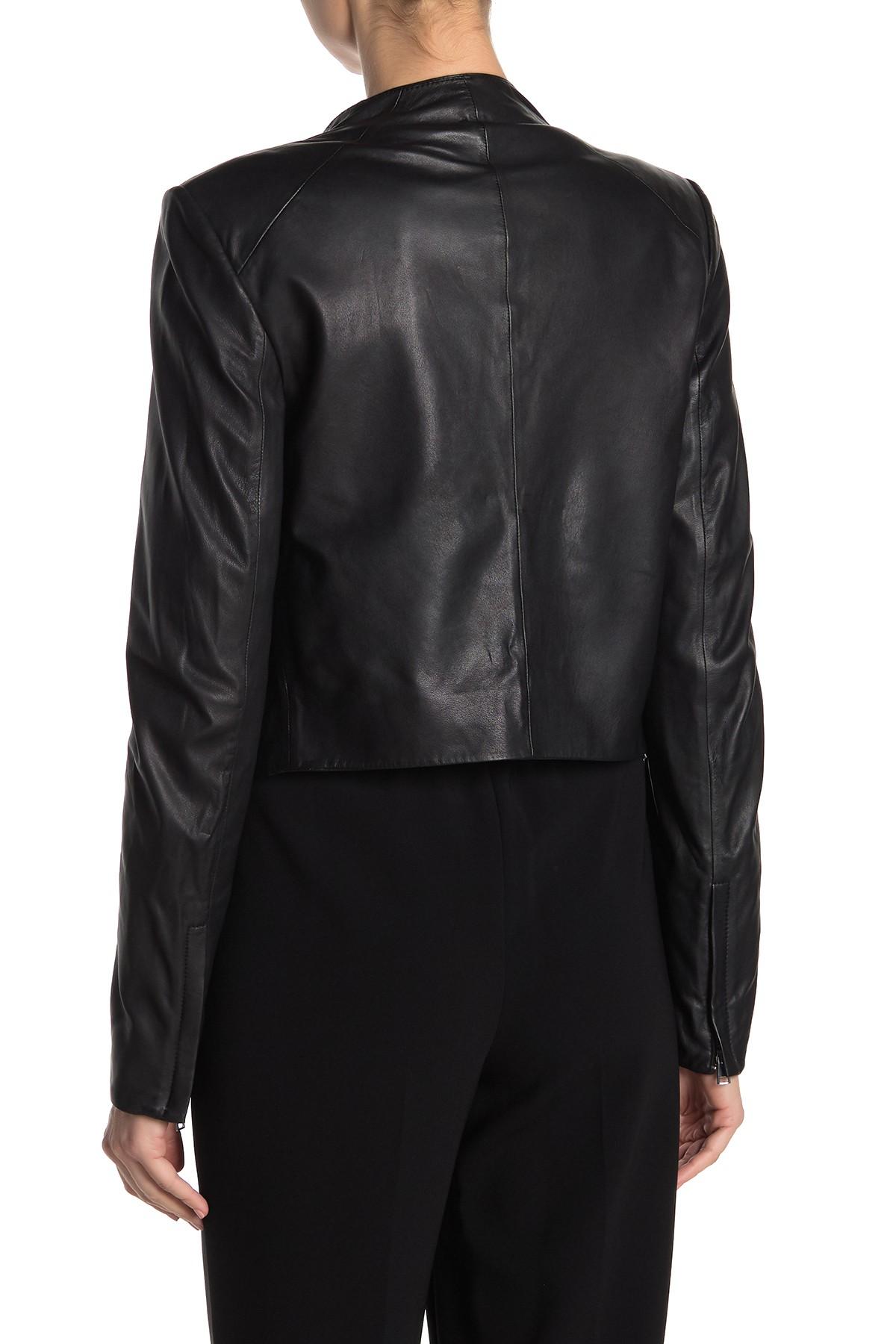 theory lambskin leather jacket