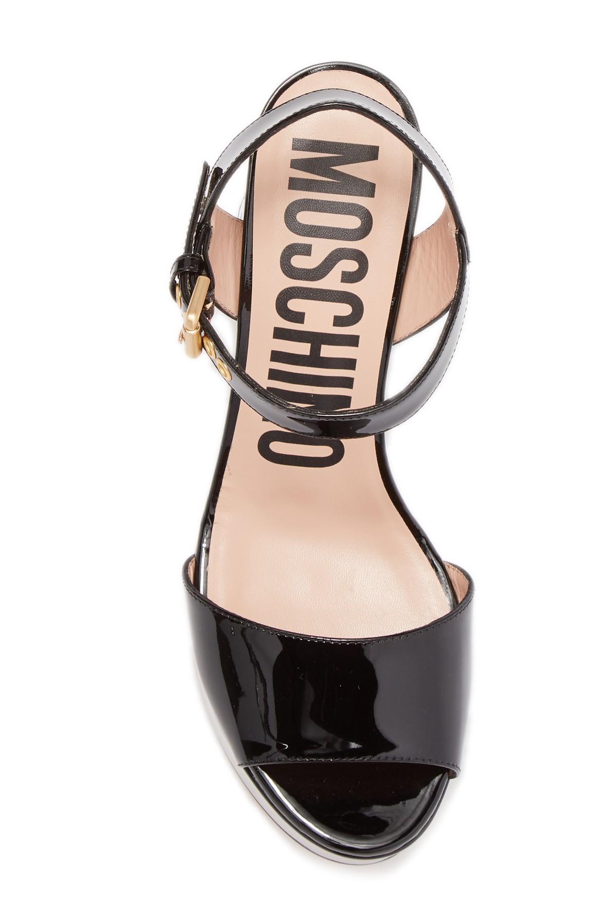moschino platform sandals