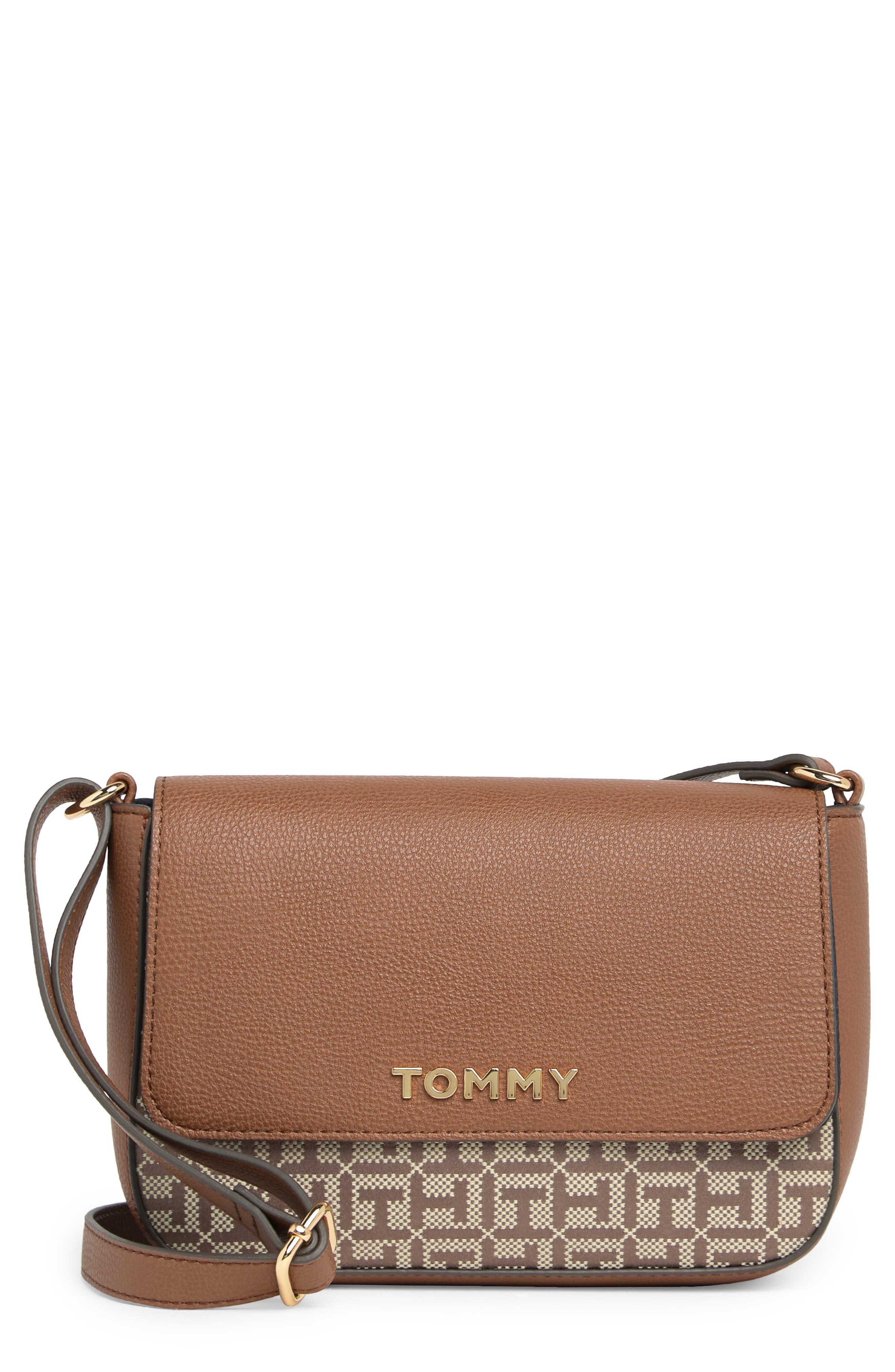 Tommy Hilfiger Alexis II Camera Crossbody Square Monogram Jacquard