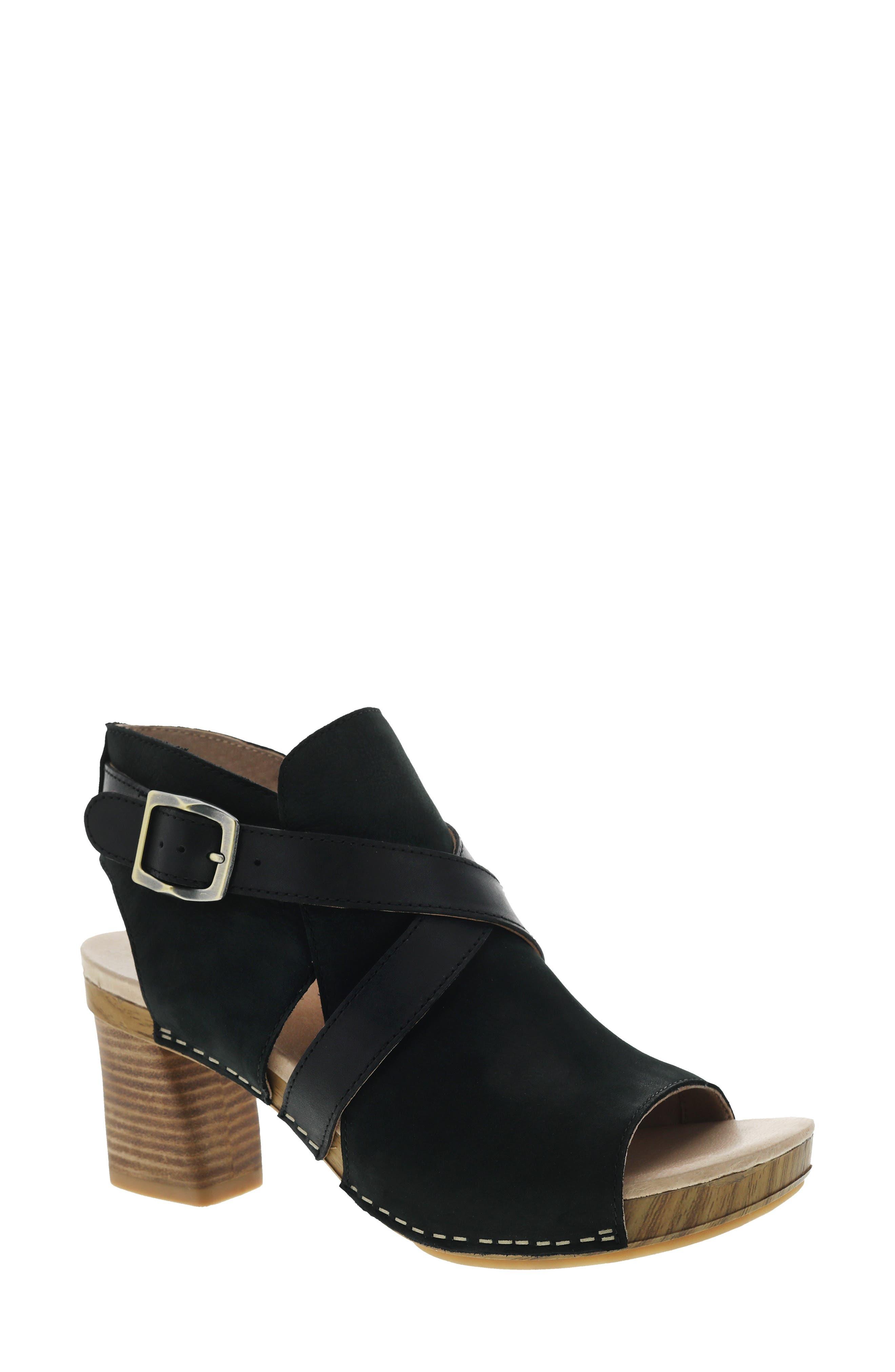 Dansko Arlene Platform Sandal in Black Lyst