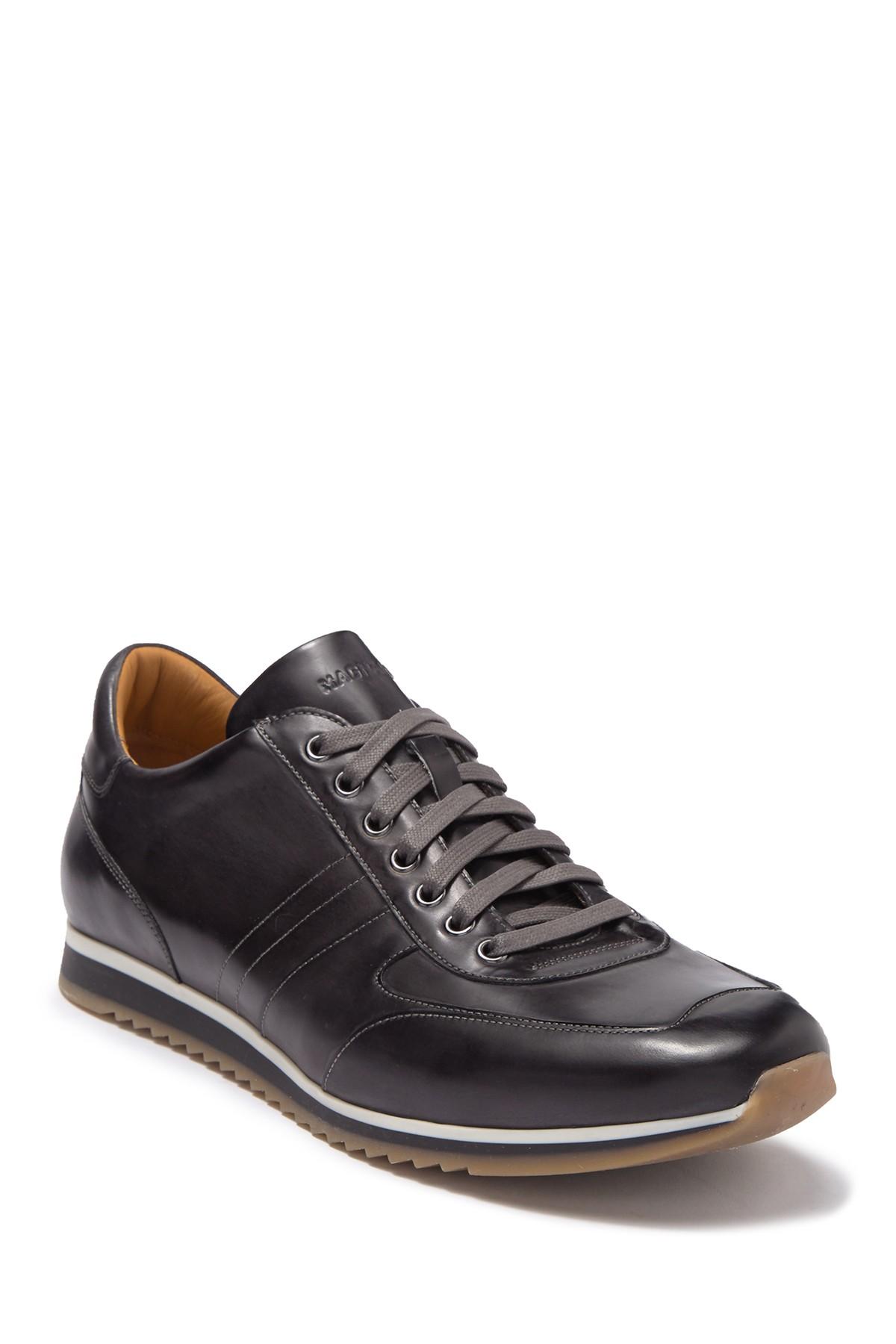 Magnanni Berkeley Leather Sneaker in Grey (Gray) for Men - Lyst