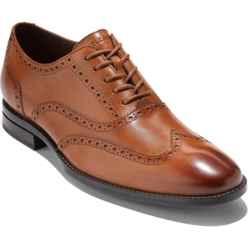 Cole Haan Sawyer Wingtip Oxford in Brown for Men Lyst